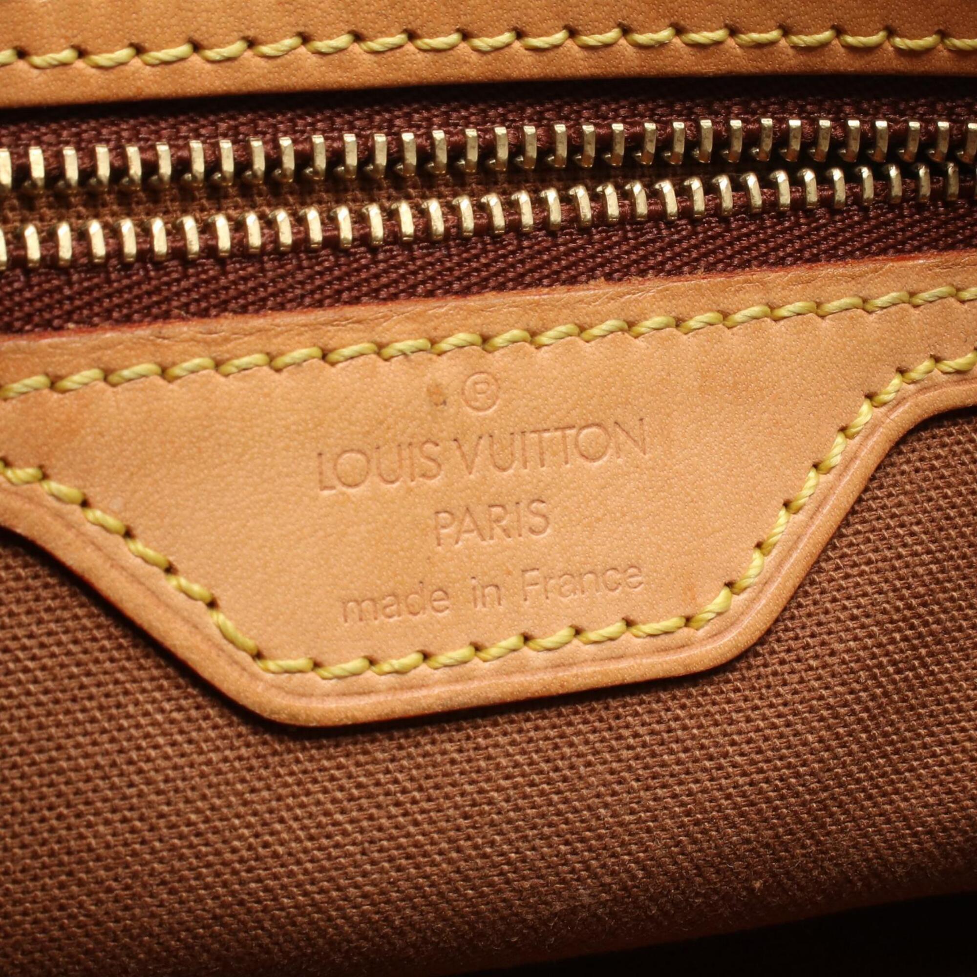 Louis Vuitton Brown Pvc Coated Canvas Leather Shoulder Bag (Pre-Owned)