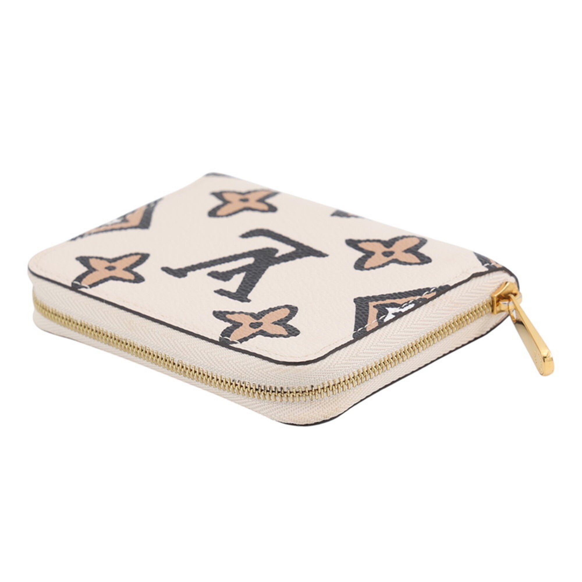 Louis Vuitton Monogram Cream Monogram Coin Purse/Coin Case (Pre-Owned)