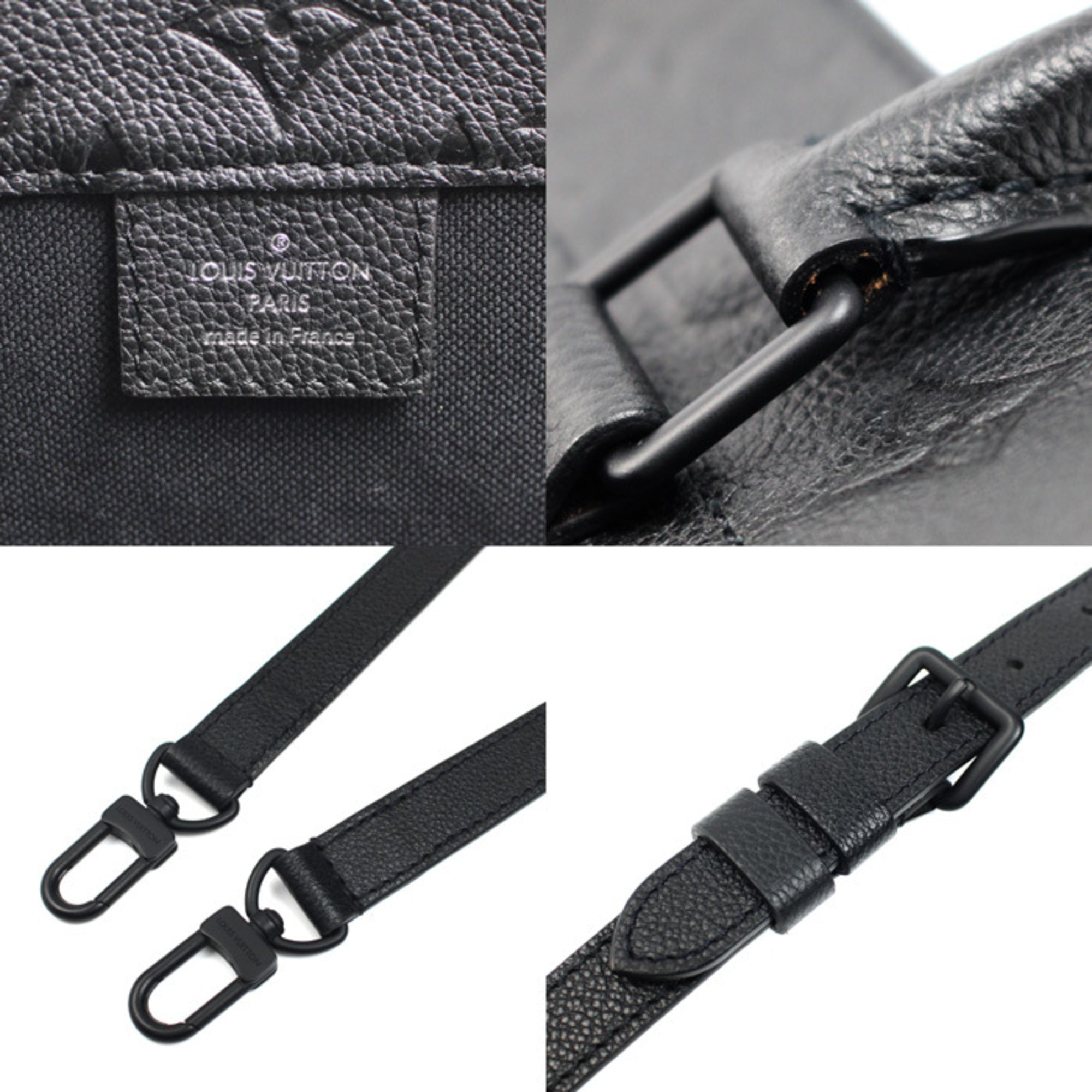 Louis Vuitton Black Monogram Empreinte Shoulder Bag (Pre-Owned)