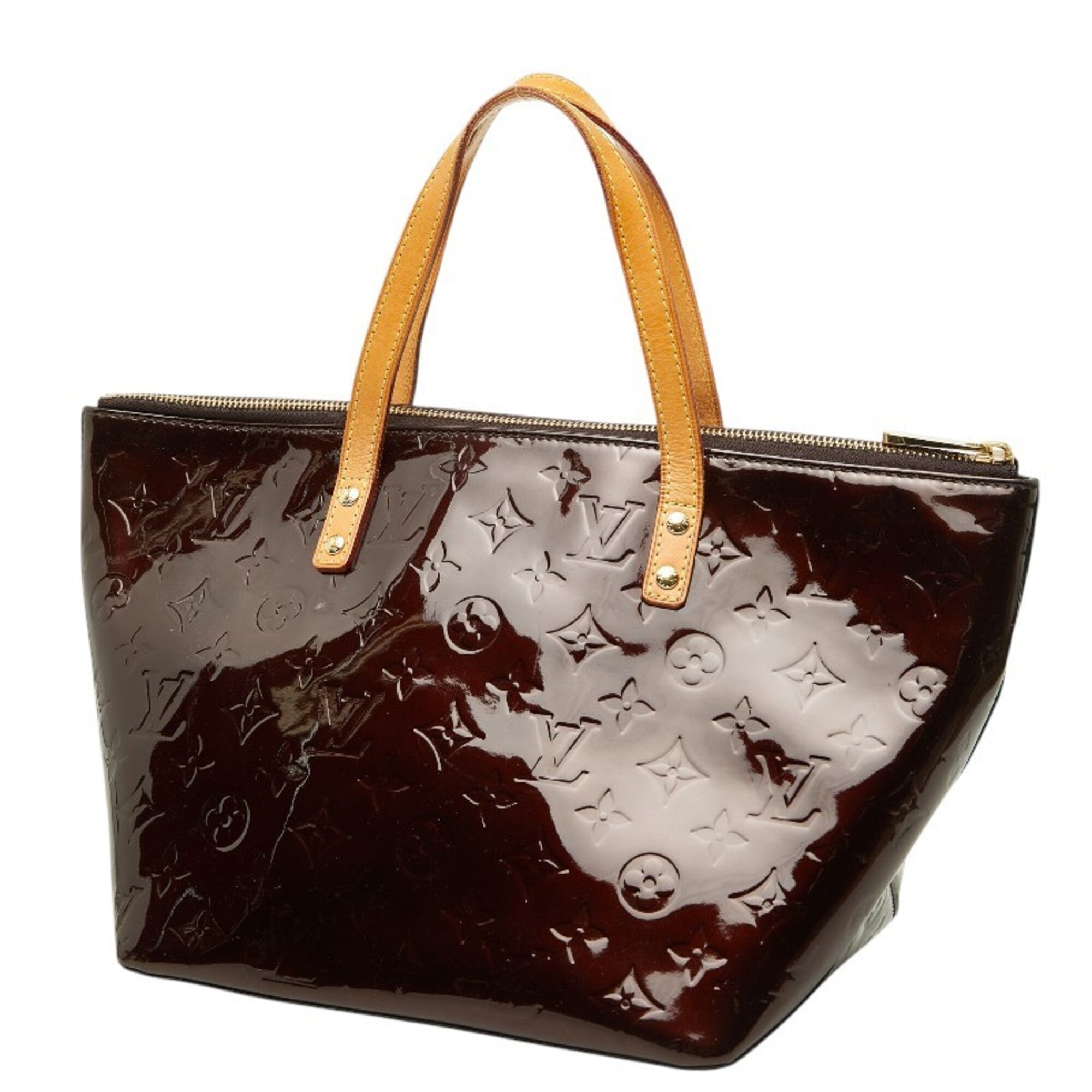 Louis Vuitton Amarante Purple Patent Leather Handbag (Pre-Owned)
