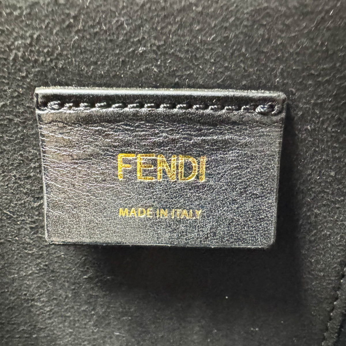 Fendi Pink Beige Leather Shoulder Bag (Pre-Owned)