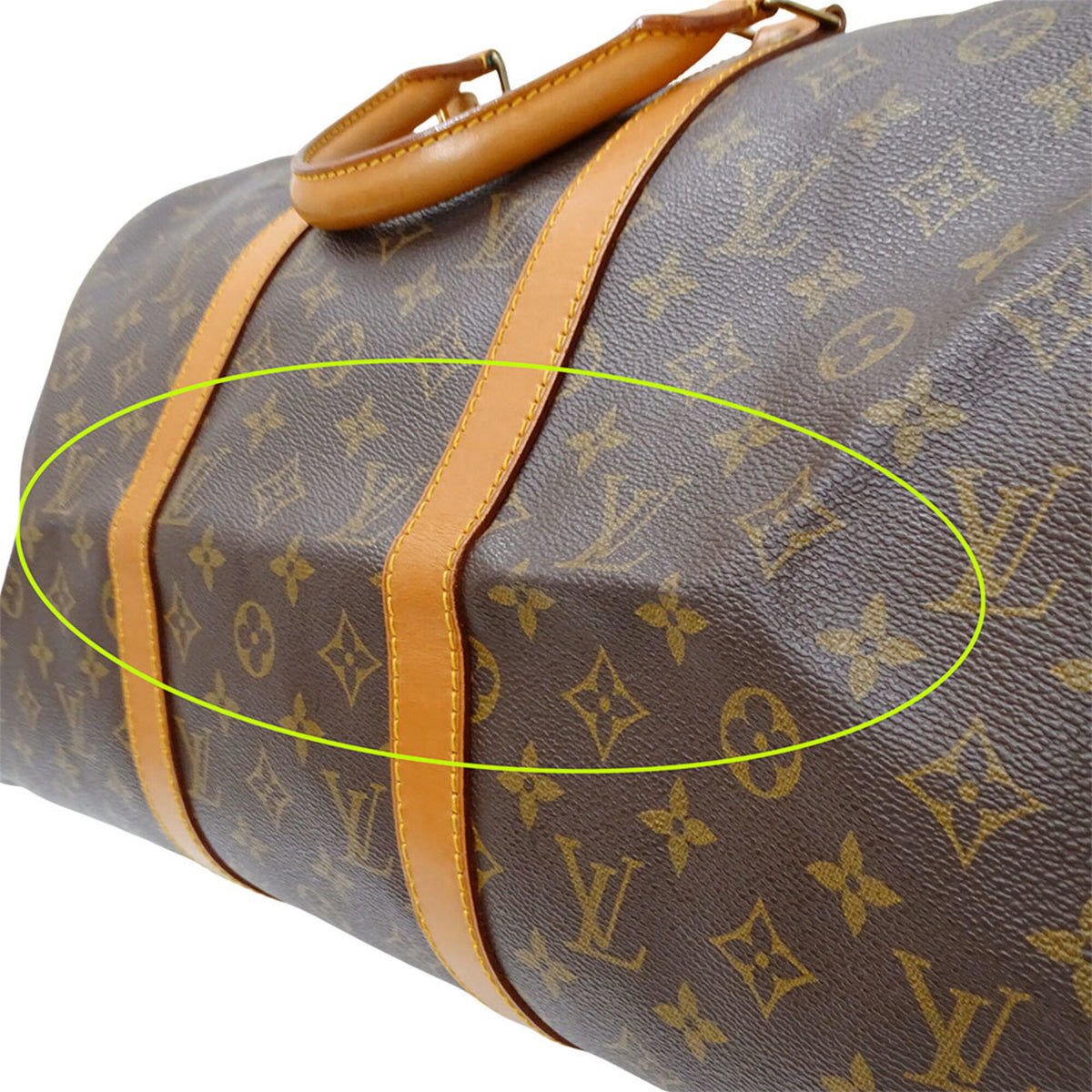 Louis Vuitton Brown Monogram Canvas Boston Bag (Pre-Owned)