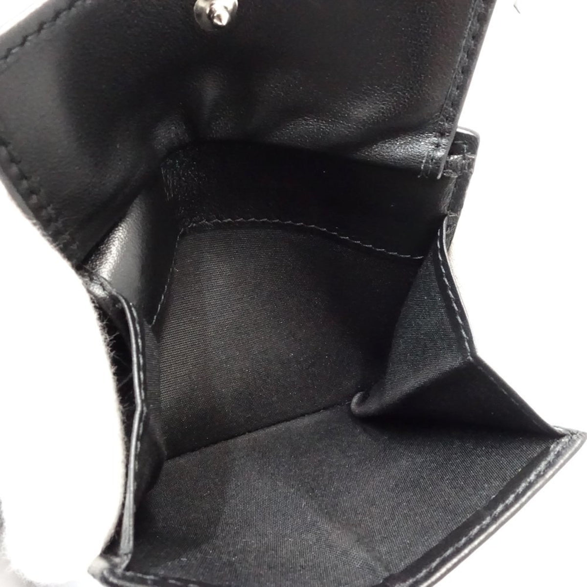 Christian Dior Black Leather Wallet (Bi-Fold) (Pre-Owned)