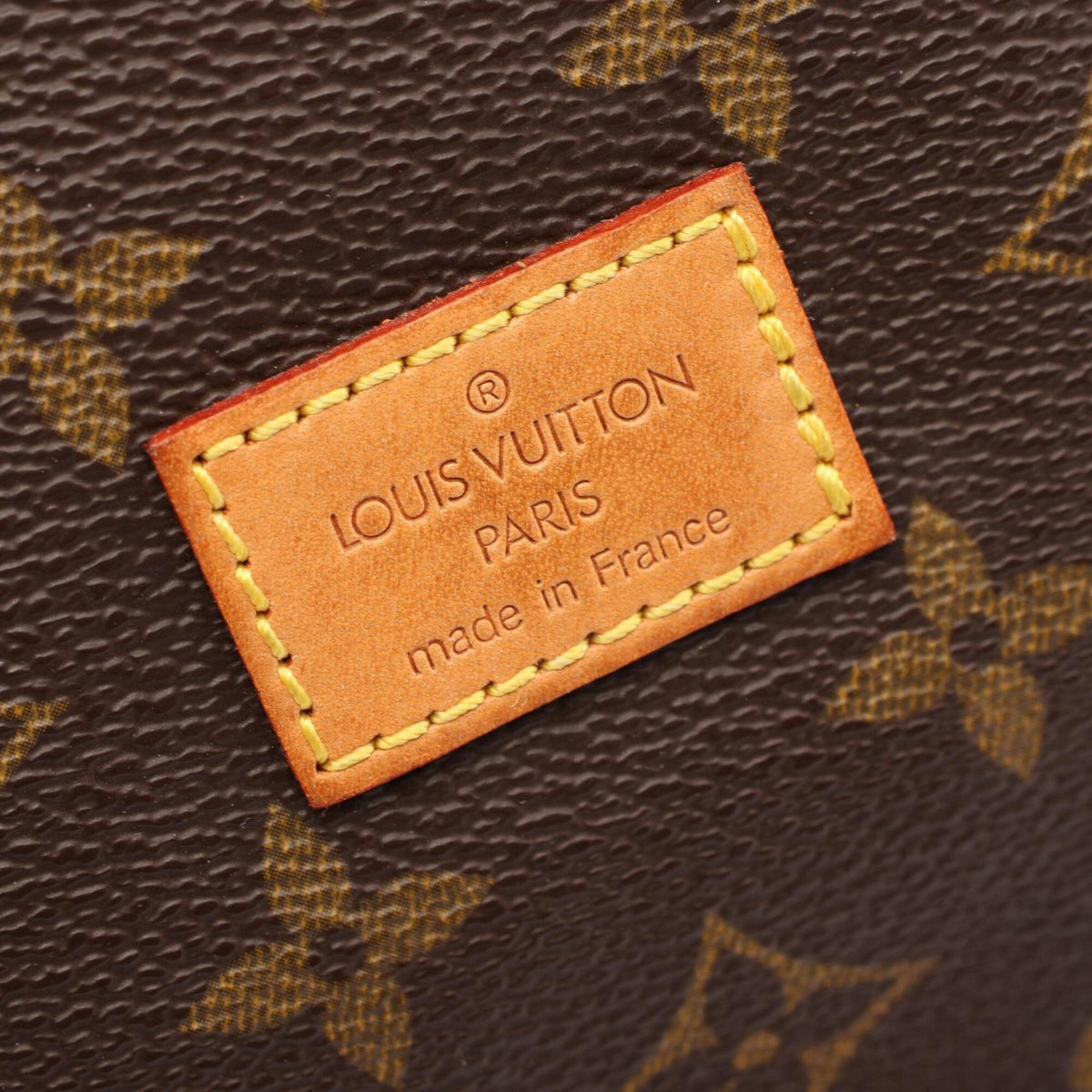 Louis Vuitton Brown Coated Canvas Pvc Monogram Leather Handbag Shoulder Bag (Pre-Owned)
