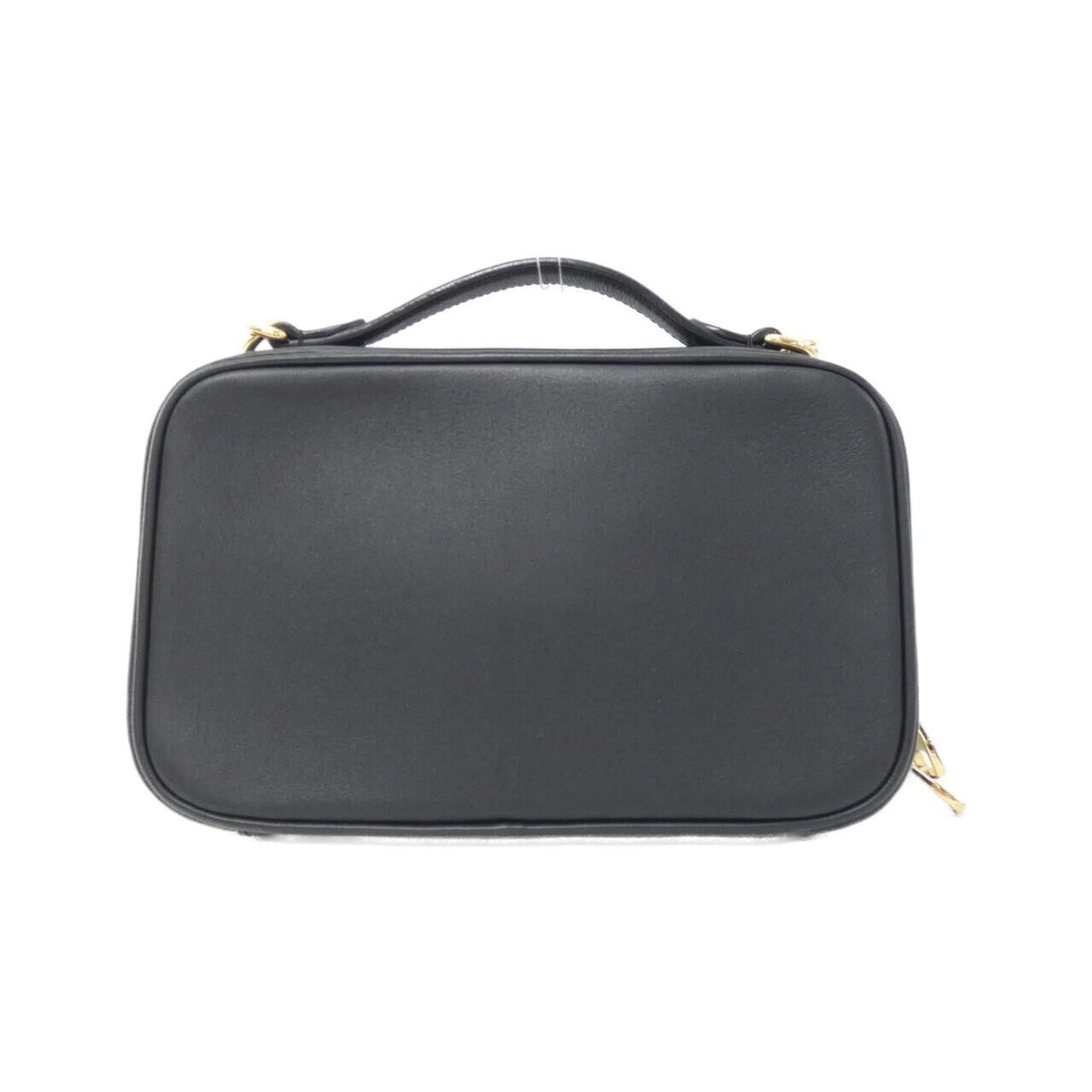 Louis Vuitton Black Leather Shoulder Bag (Pre-Owned)