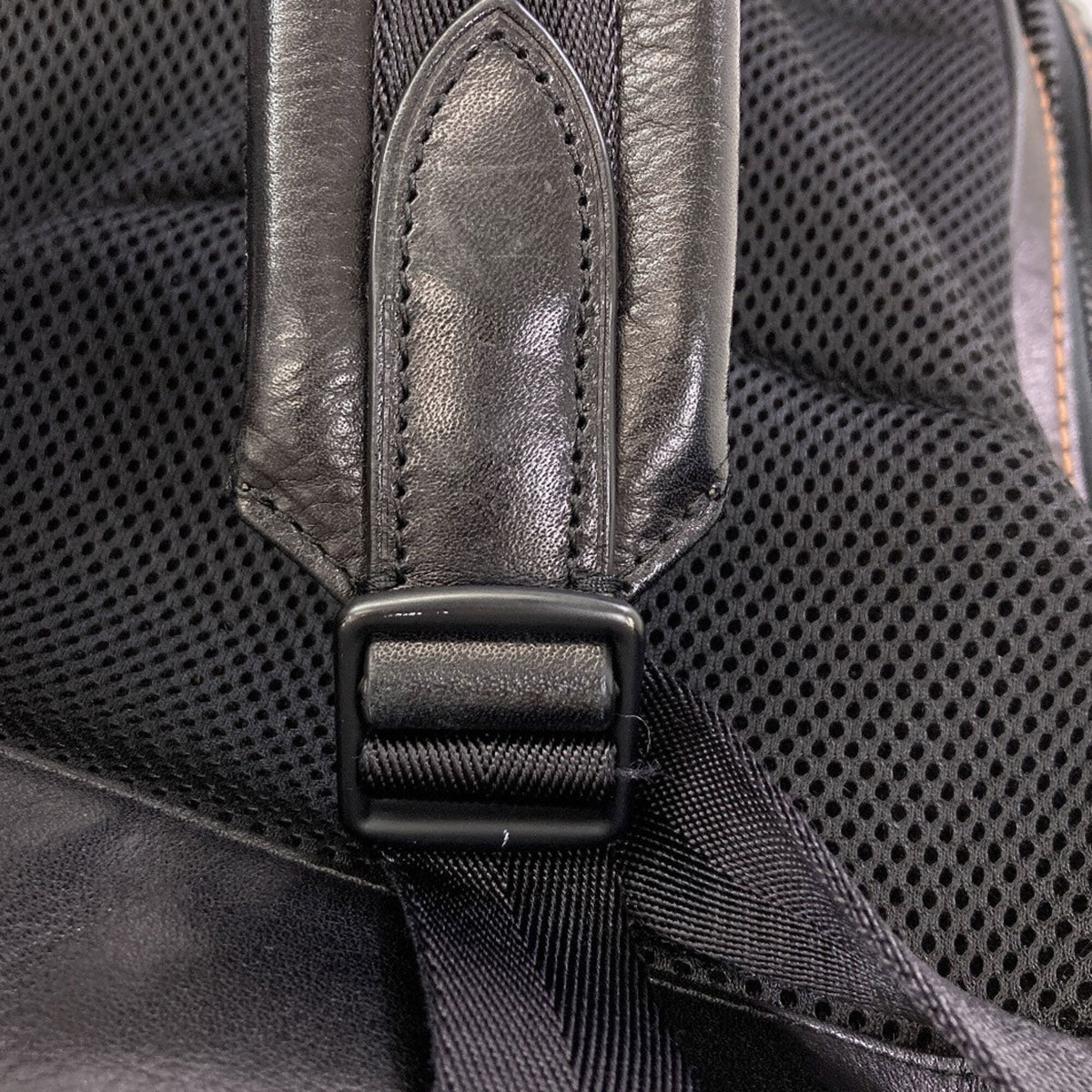 Coach Black Leather Backpack (Pre-Owned)