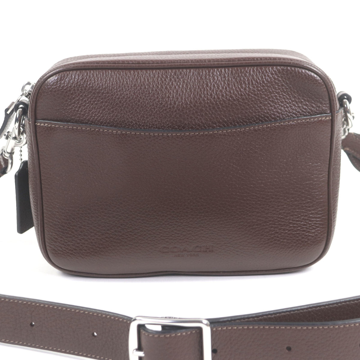 Coach Brown Leather Shoulder Bag (Pre-Owned)