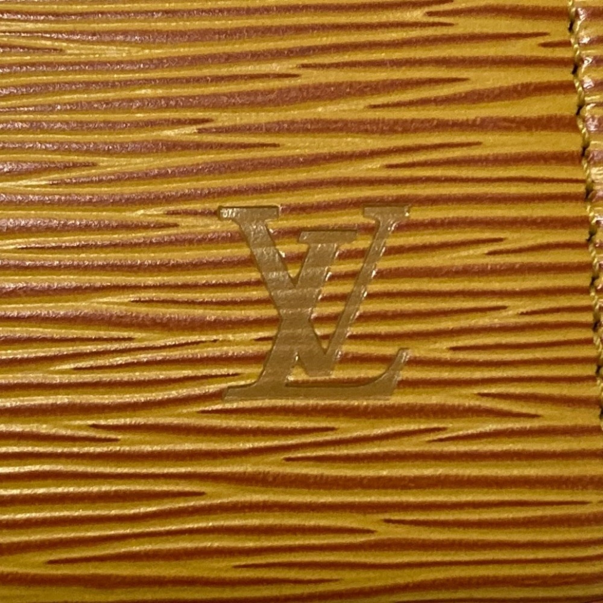 Louis Vuitton Jaune Yellow Epi Leather Handbag (Pre-Owned)