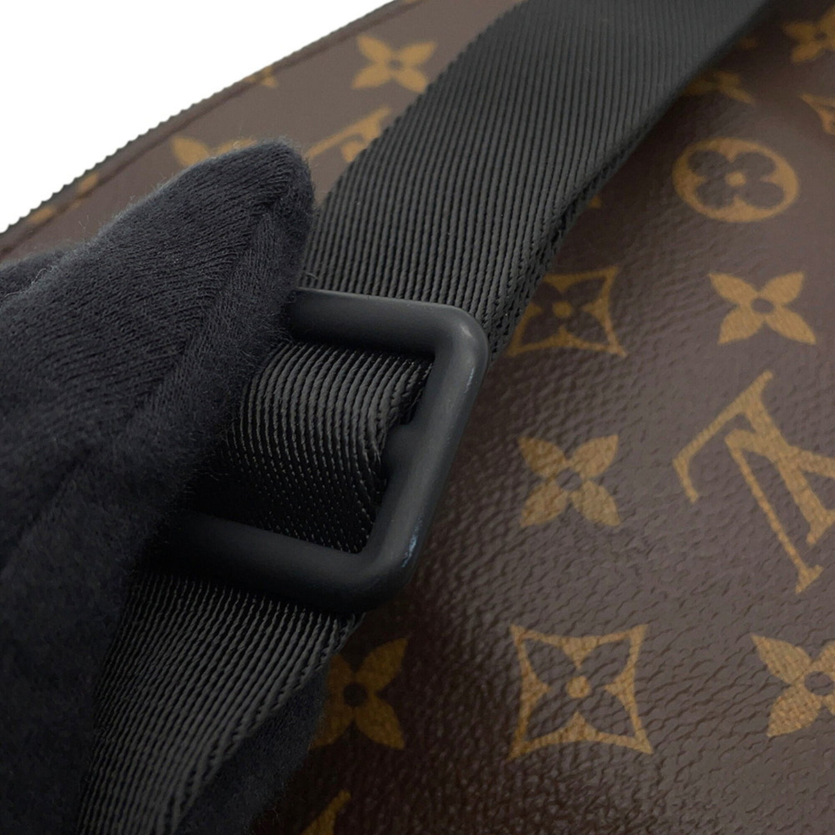 Louis Vuitton Monogram Macassar Black Monogram Macassar Noir Sling Bag (Pre-Owned)