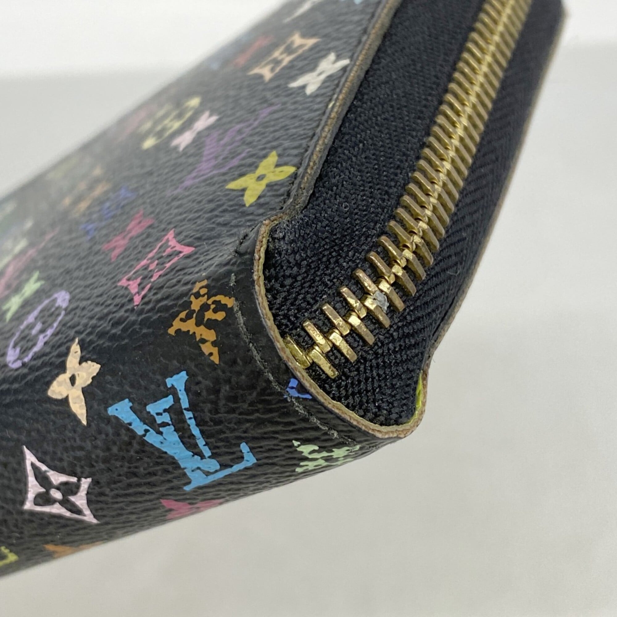 Louis Vuitton Noir Pistache Long Wallet (Bi-Fold) (Pre-Owned)