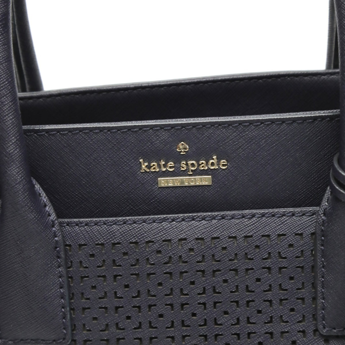 Kate Spade Navy Handbag Shoulder Bag (Pre-Owned)