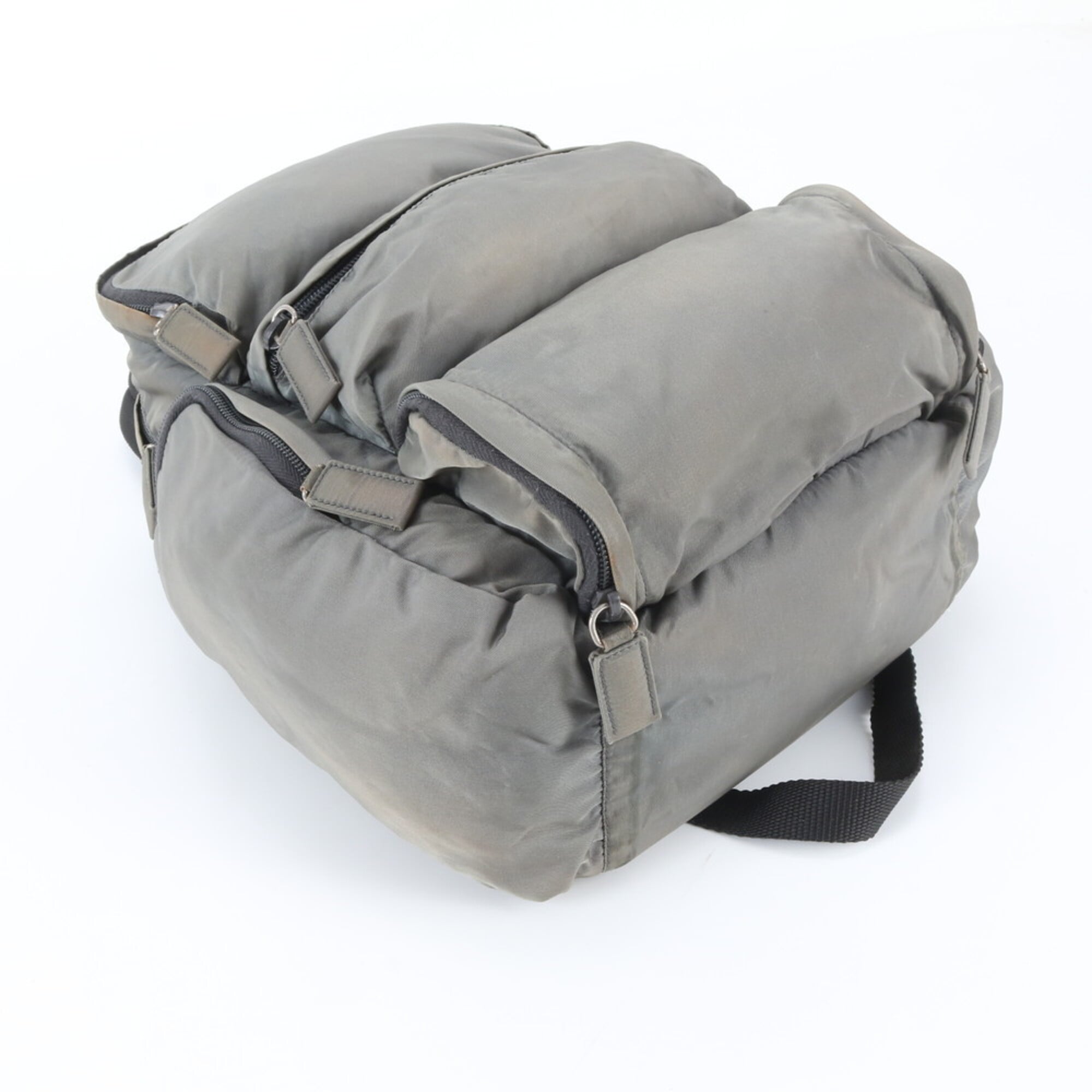 Prada Green Khaki Shoulder Bag (Pre-Owned)