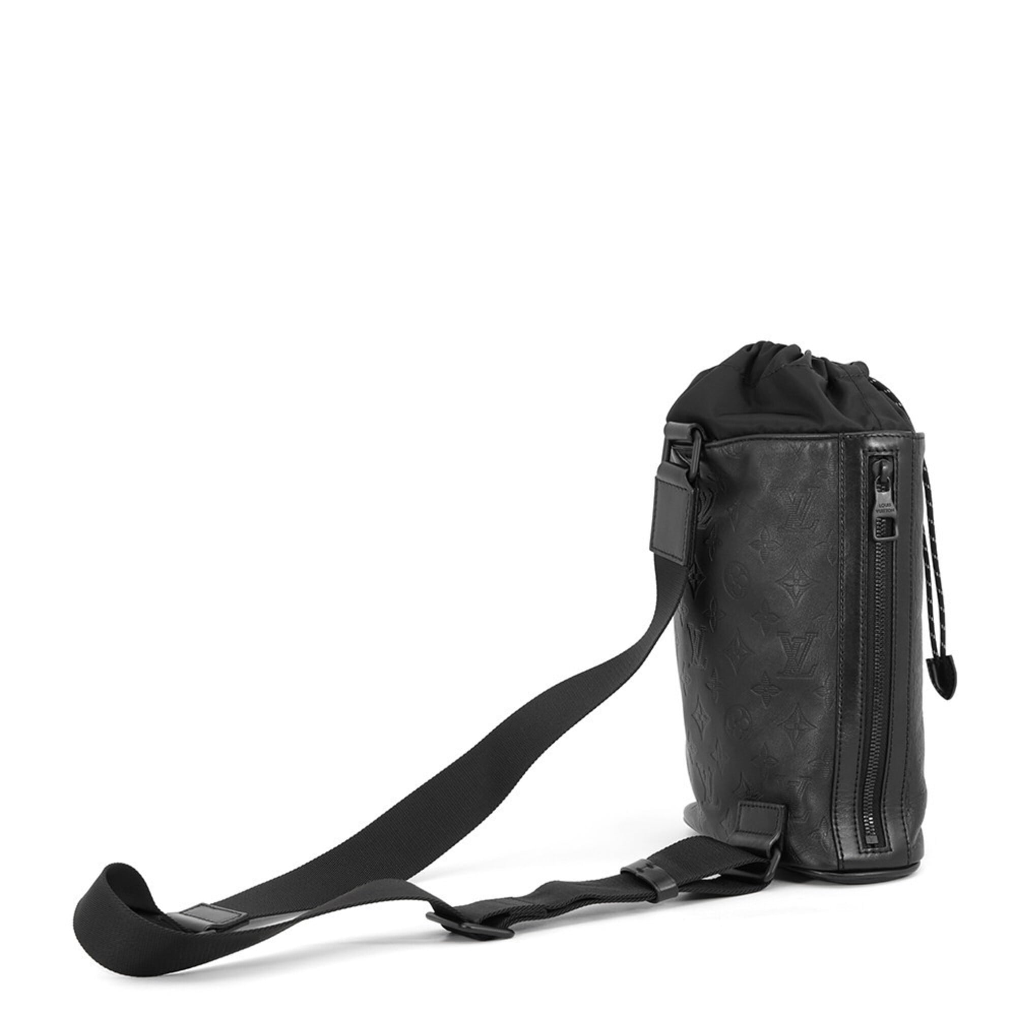 Louis Vuitton Black Monogram Noir Monogram Shadow Handbag Sling Bag (Pre-Owned)