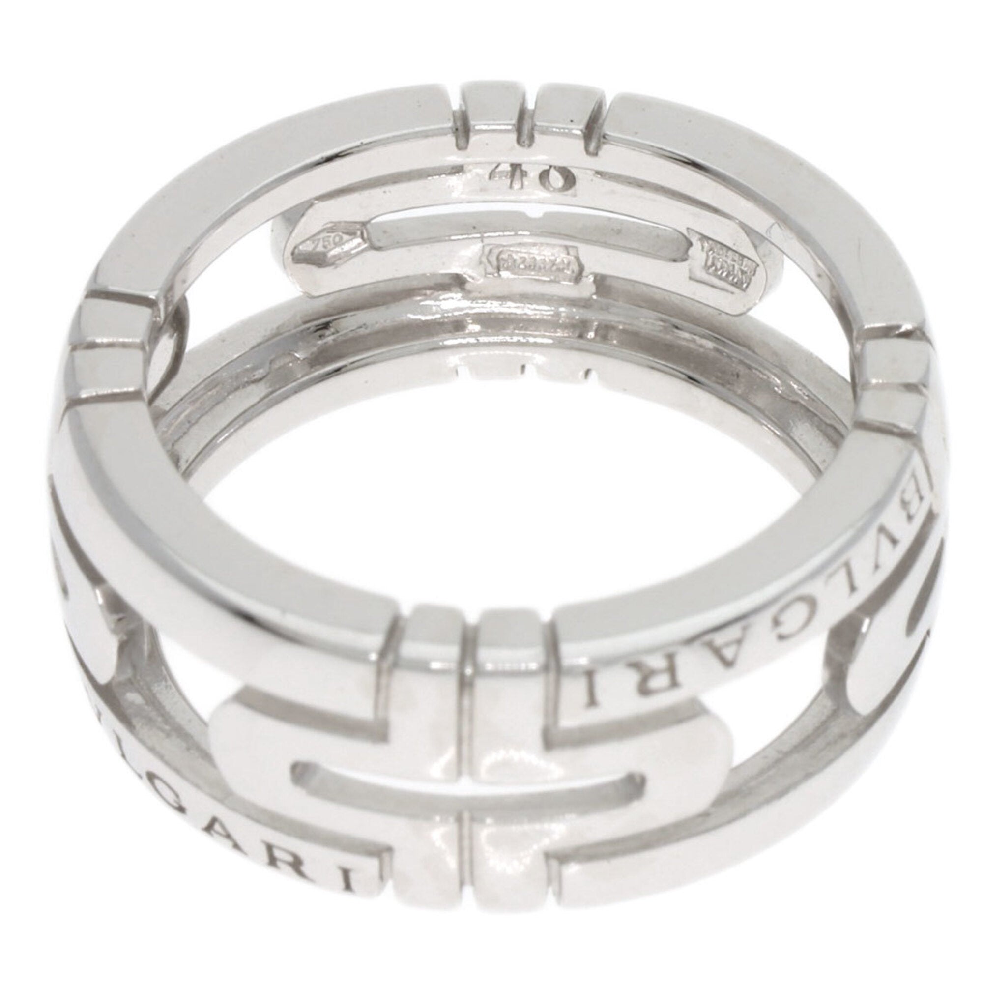 Bvlgari White Gold (18K) Band Ring (Pre-Owned)