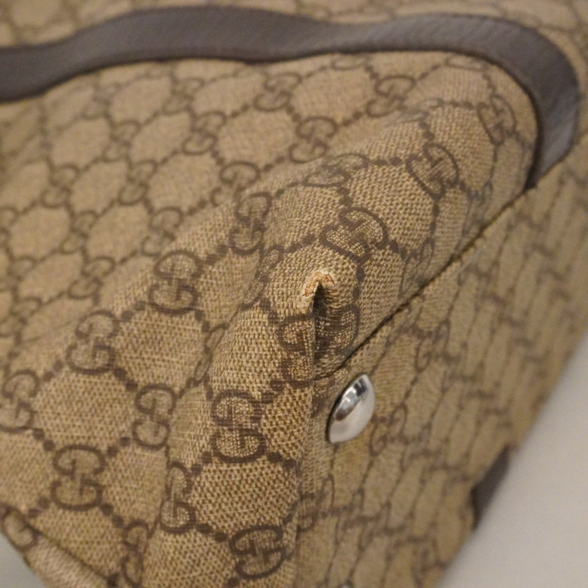 Gucci Brown Pvc Tote Bag (Pre-Owned)