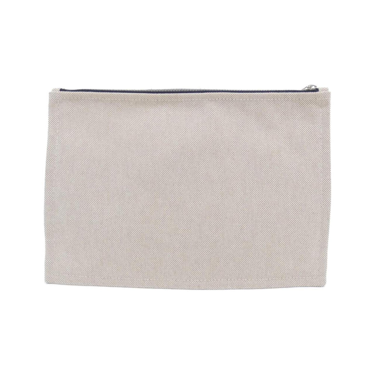 Hermes Blue Canvas Pouch (Pre-Owned)