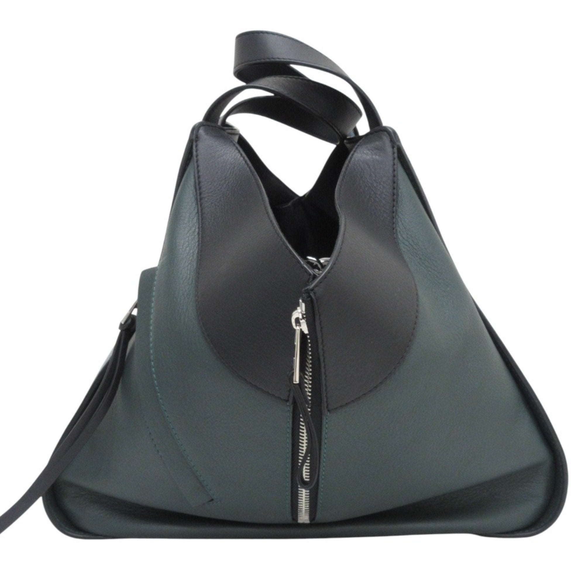 Loewe Black Blue Green Handbag Shoulder Bag (Pre-Owned)