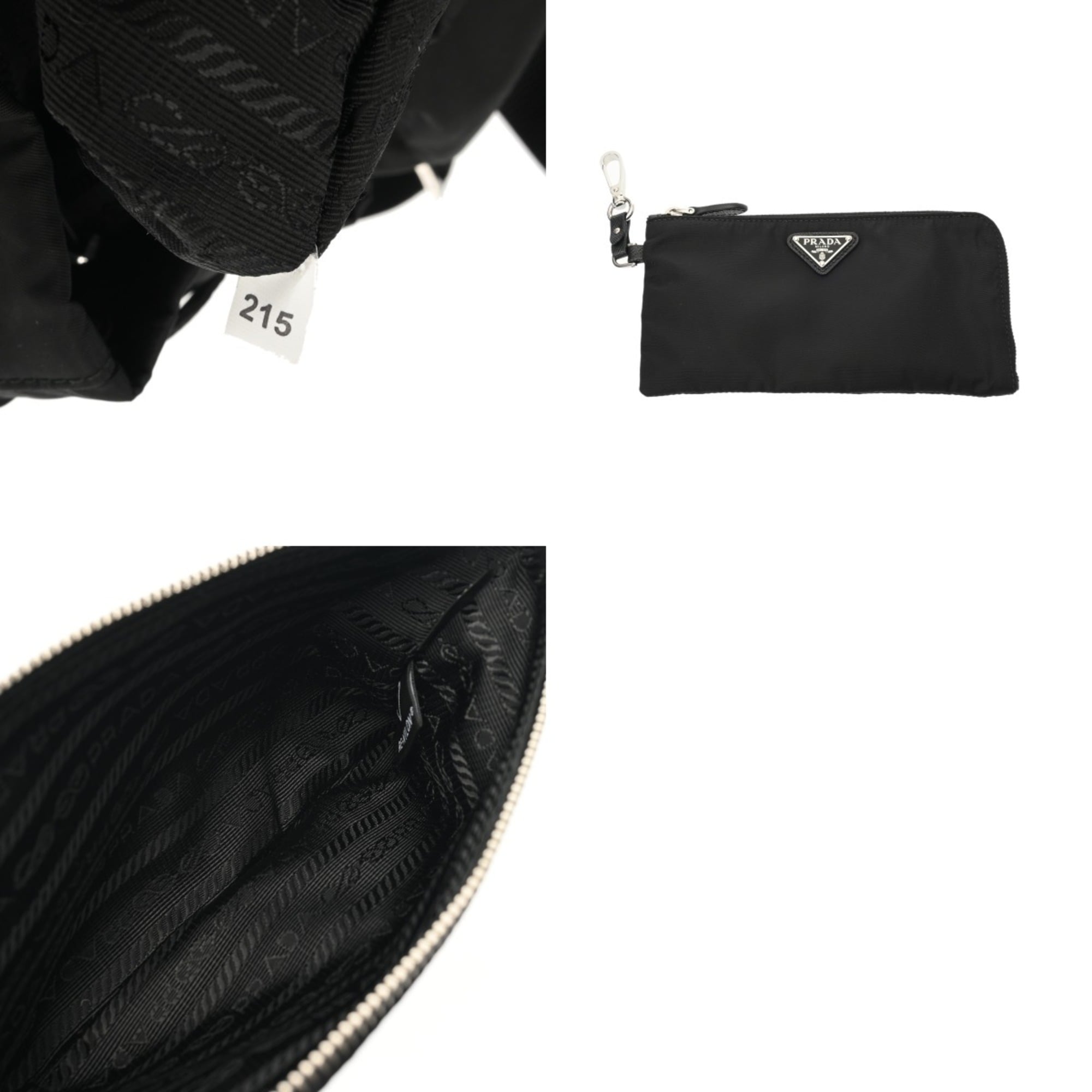 Prada Black Nylon Backpack (Pre-Owned)