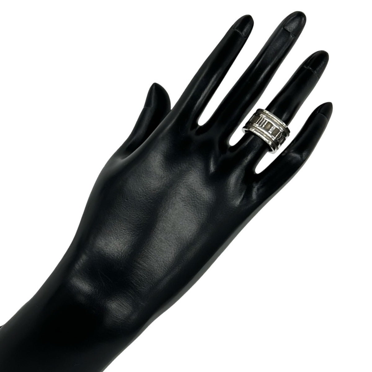 Tiffany Silver Silver 925 Band Ring (Pre-Owned)