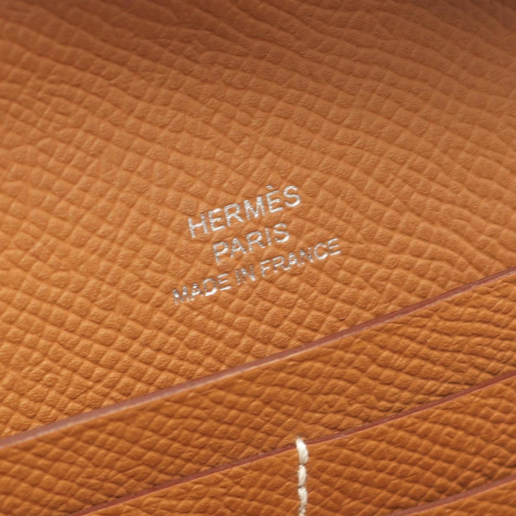 Hermes Brown Epsom Leather Shoulder Bag (Pre-Owned)
