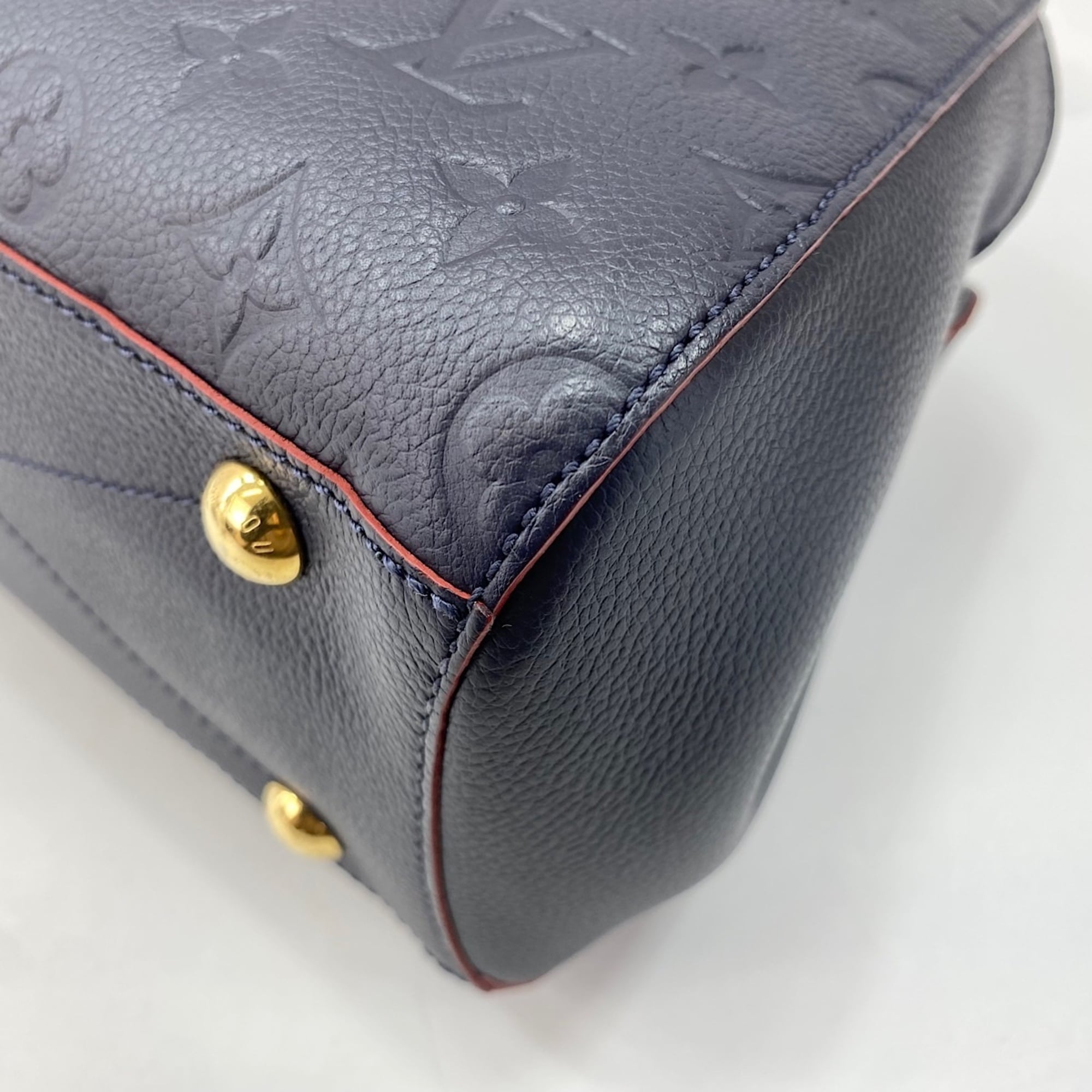 Louis Vuitton Navy Handbag (Pre-Owned)