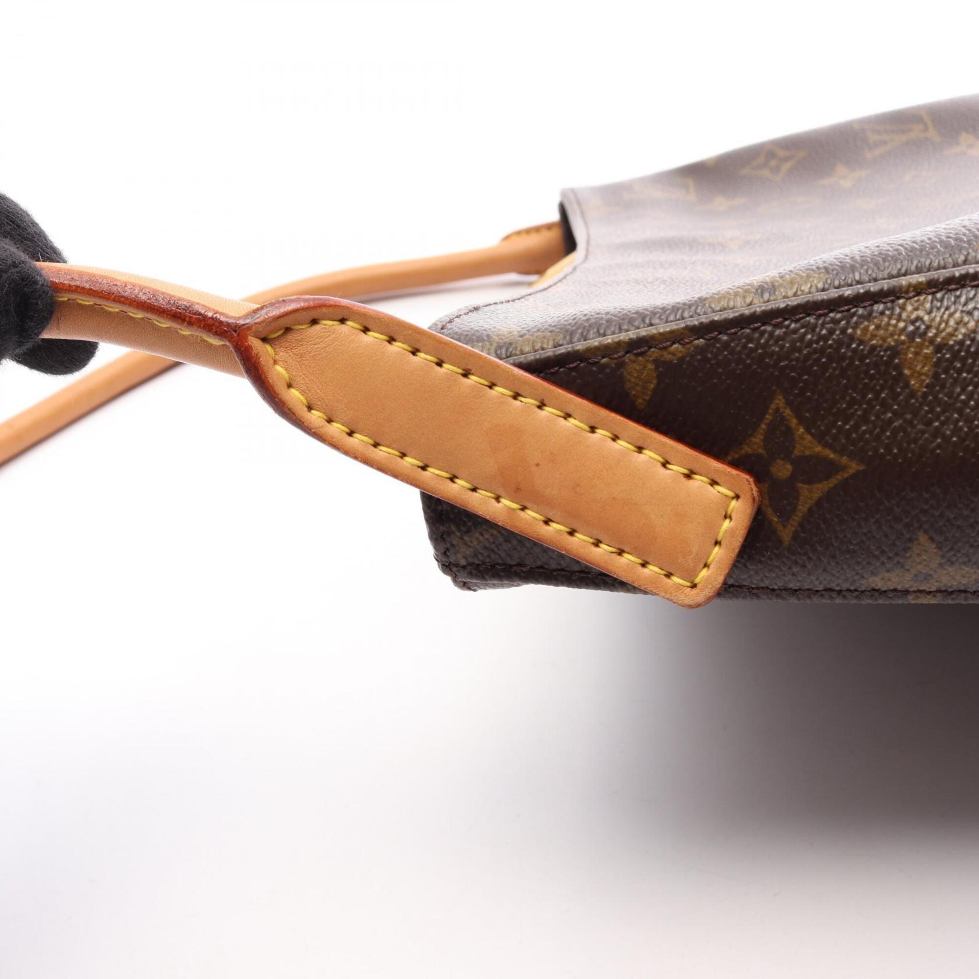 Louis Vuitton Brown Pvc Leather Handbag Shoulder Bag (Pre-Owned)