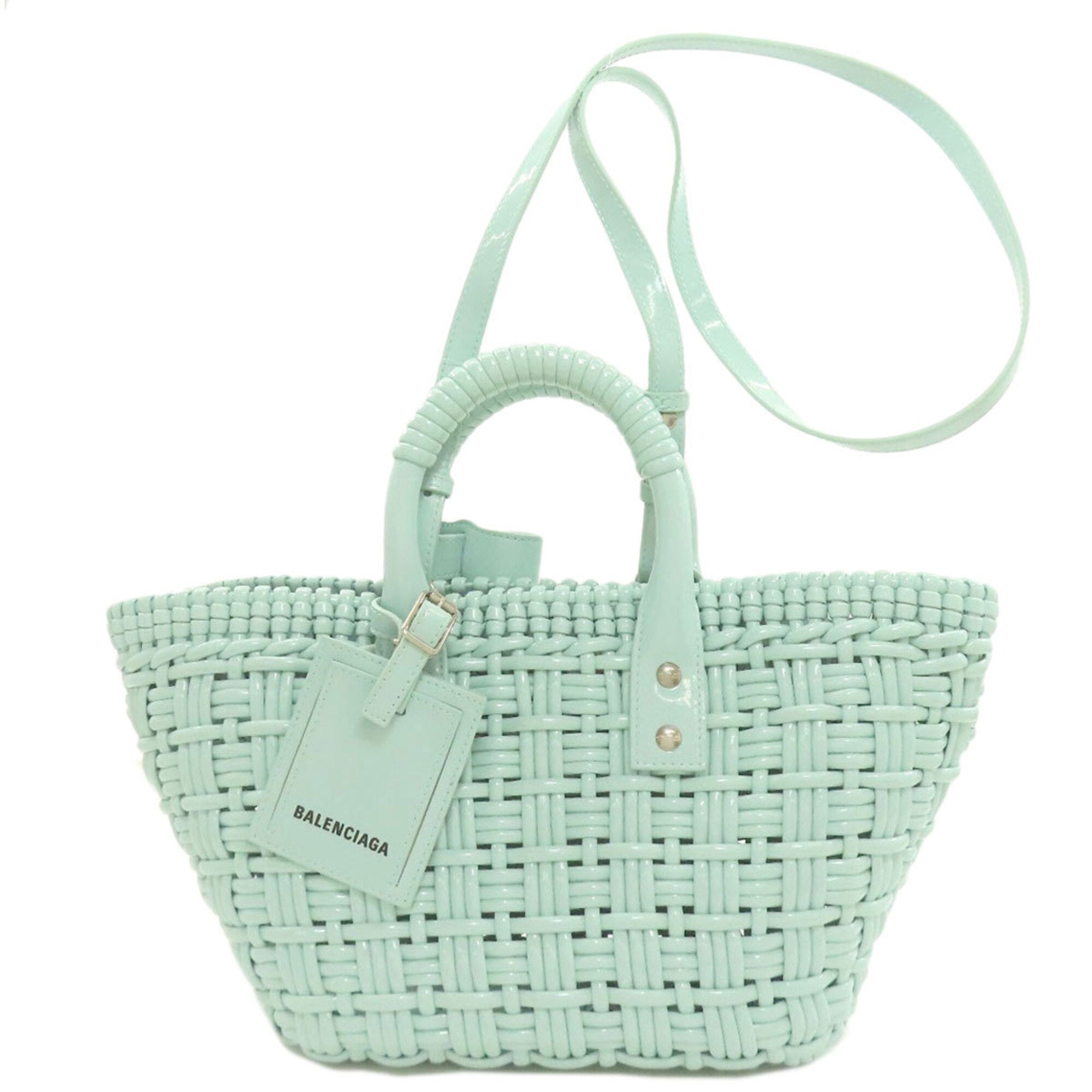 Balenciaga Light Blue Leather Handbag (Pre-Owned)