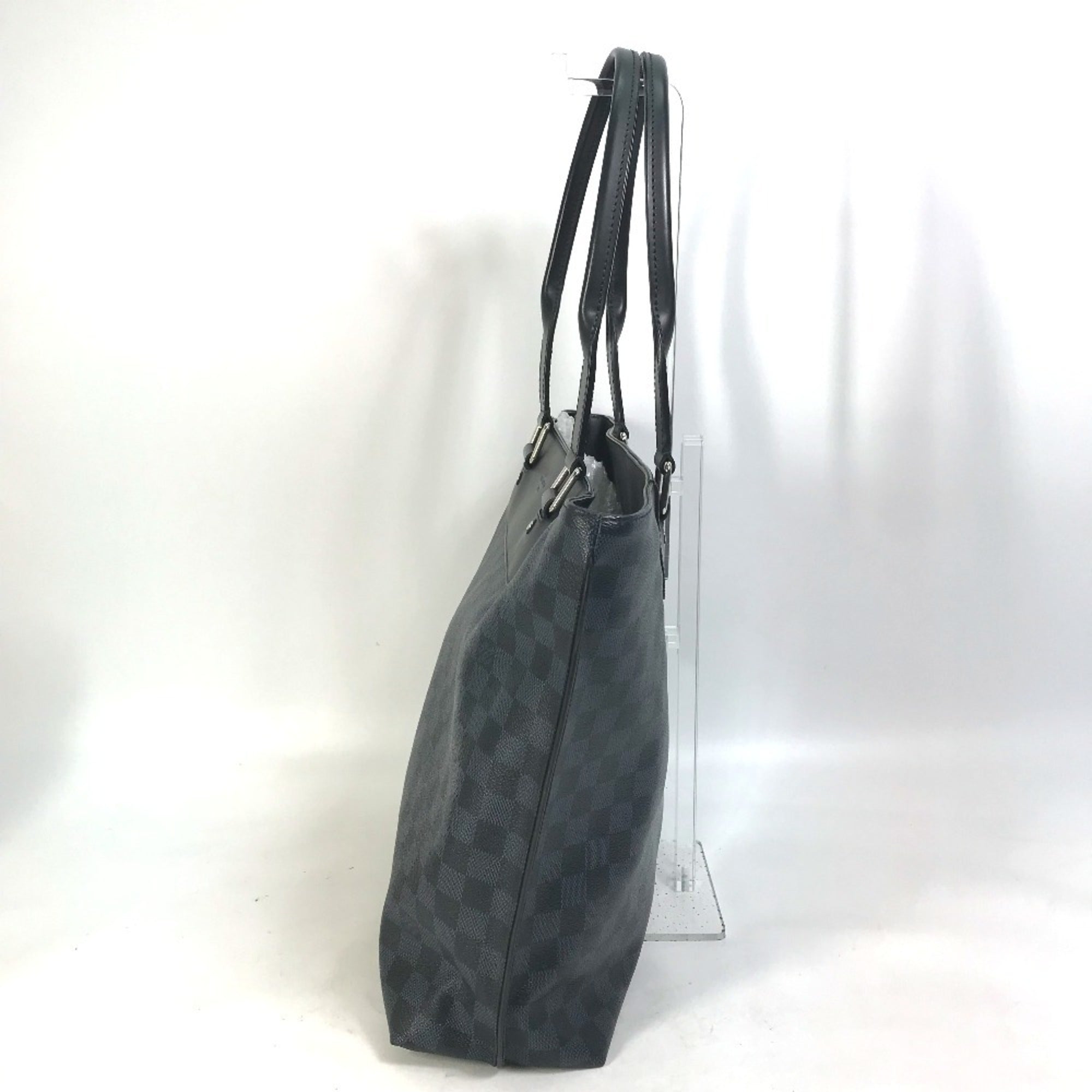 Louis Vuitton Damier Cobalt Black Navy Shoulder Bag Tote Bag (Pre-Owned)