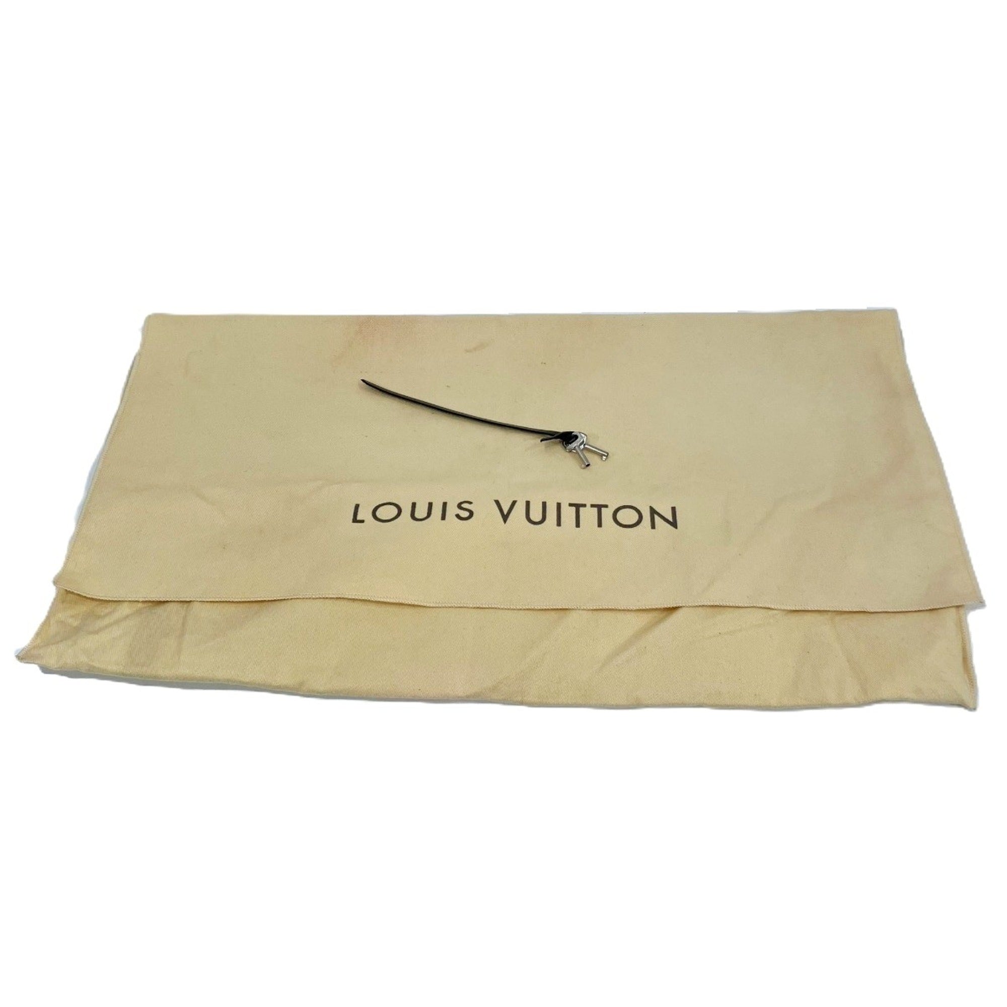 Louis Vuitton Black Leather Briefcase (Pre-Owned)