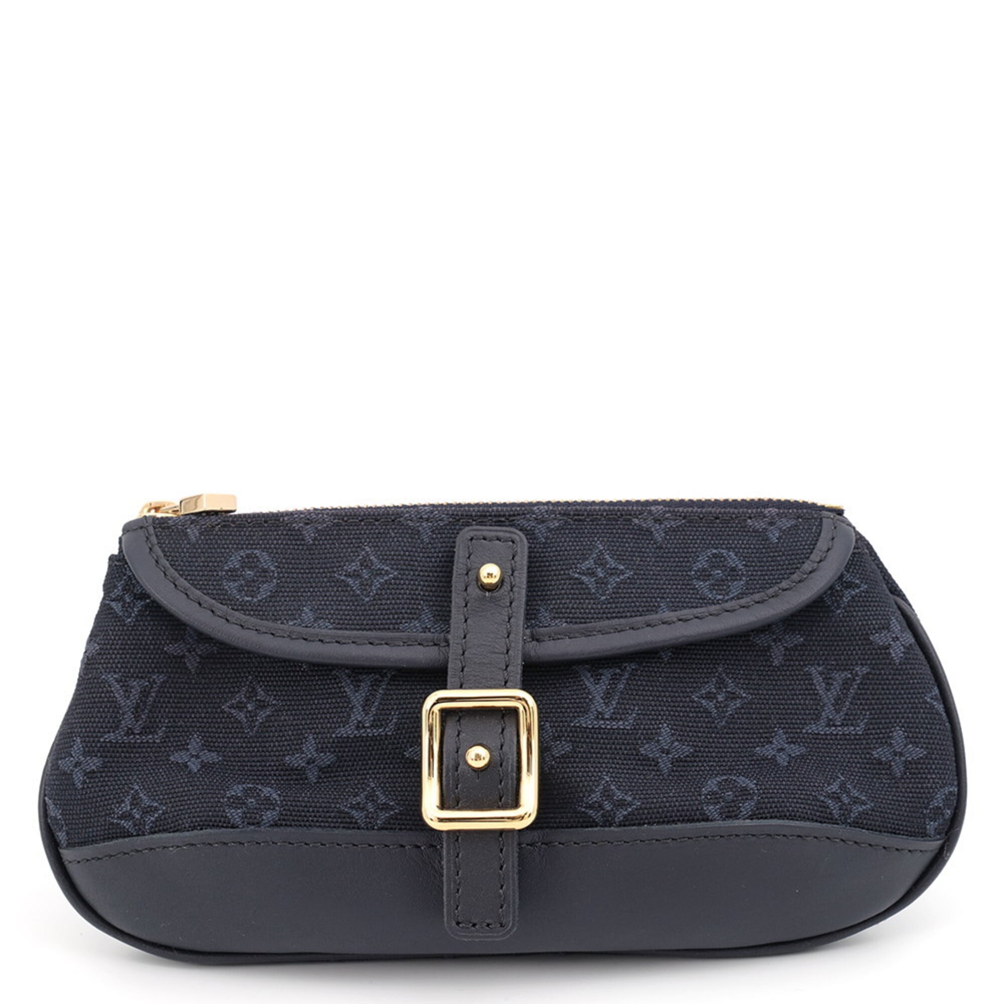 Louis Vuitton Blue Monogram Mini Pouch (Pre-Owned)