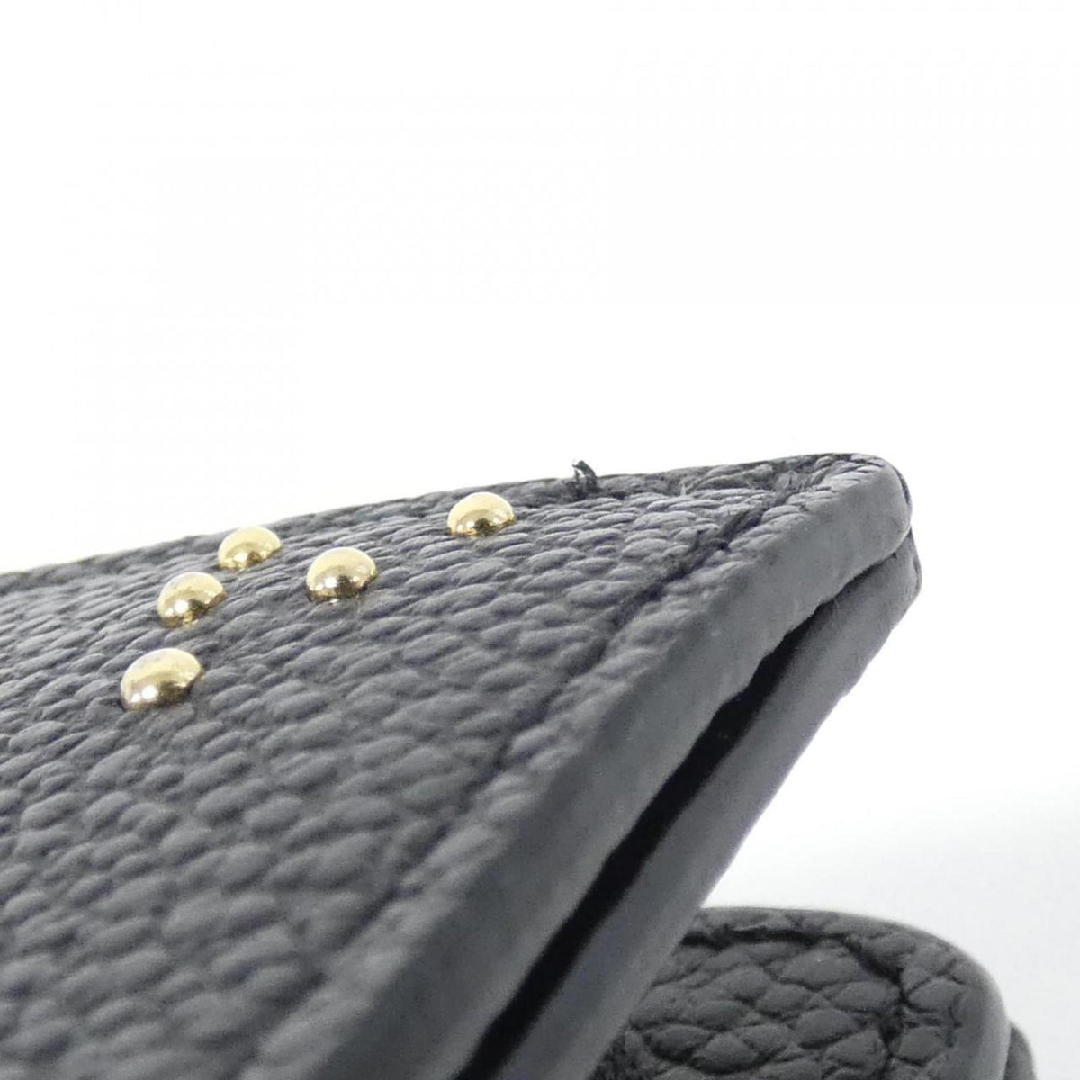 Louis Vuitton Black Leather Wallet (Bi-Fold) (Pre-Owned)