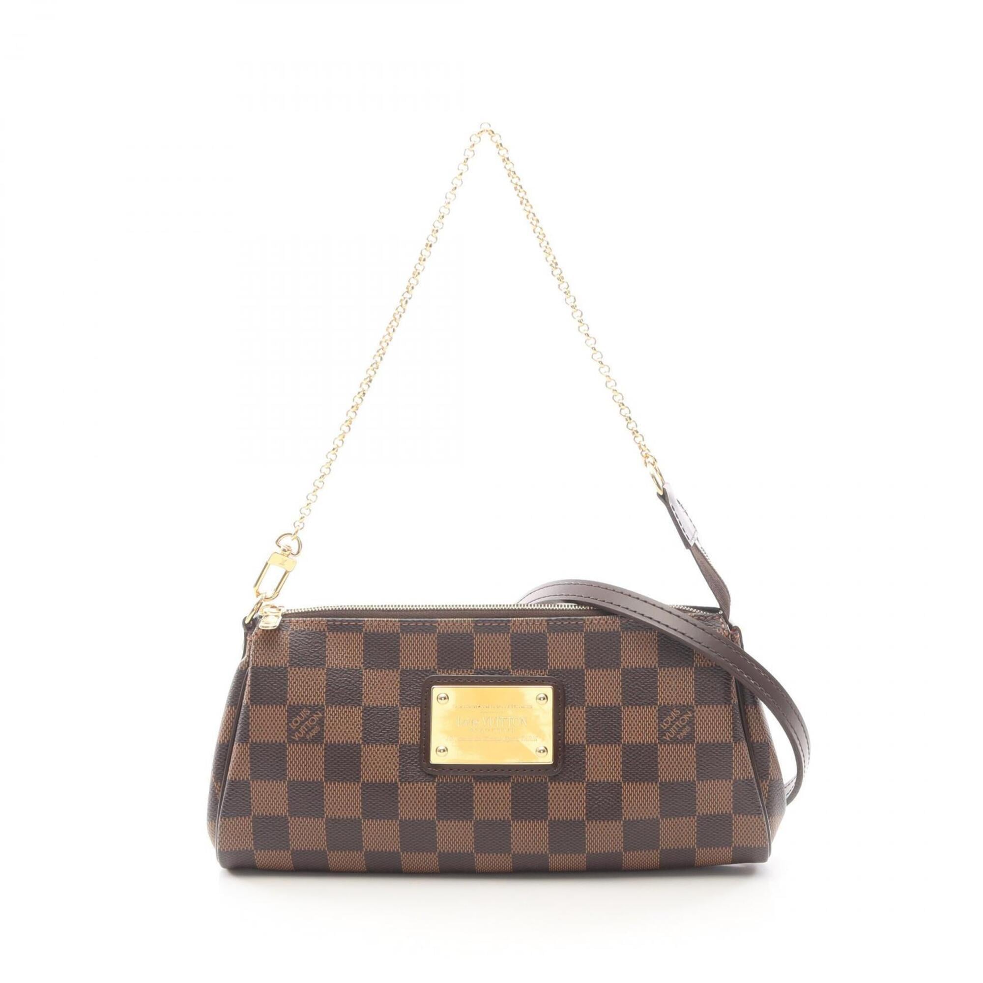 Louis Vuitton Brown Ebene Coated Canvas Leather Handbag (Pre-Owned)
