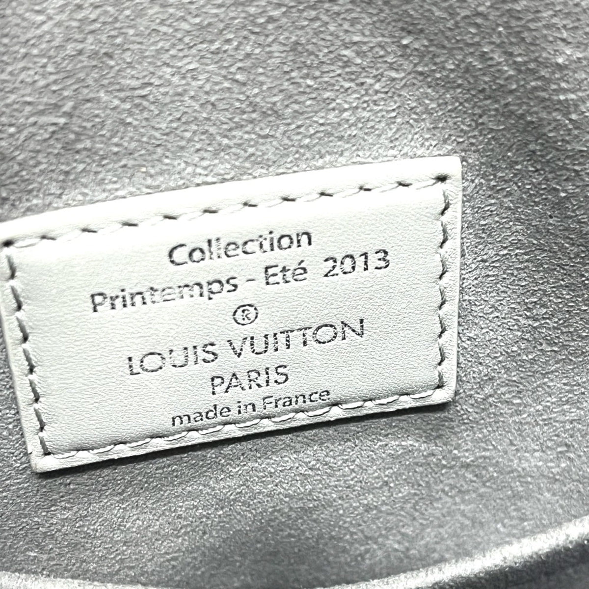 Louis Vuitton Gray Suede Handbag (Pre-Owned)