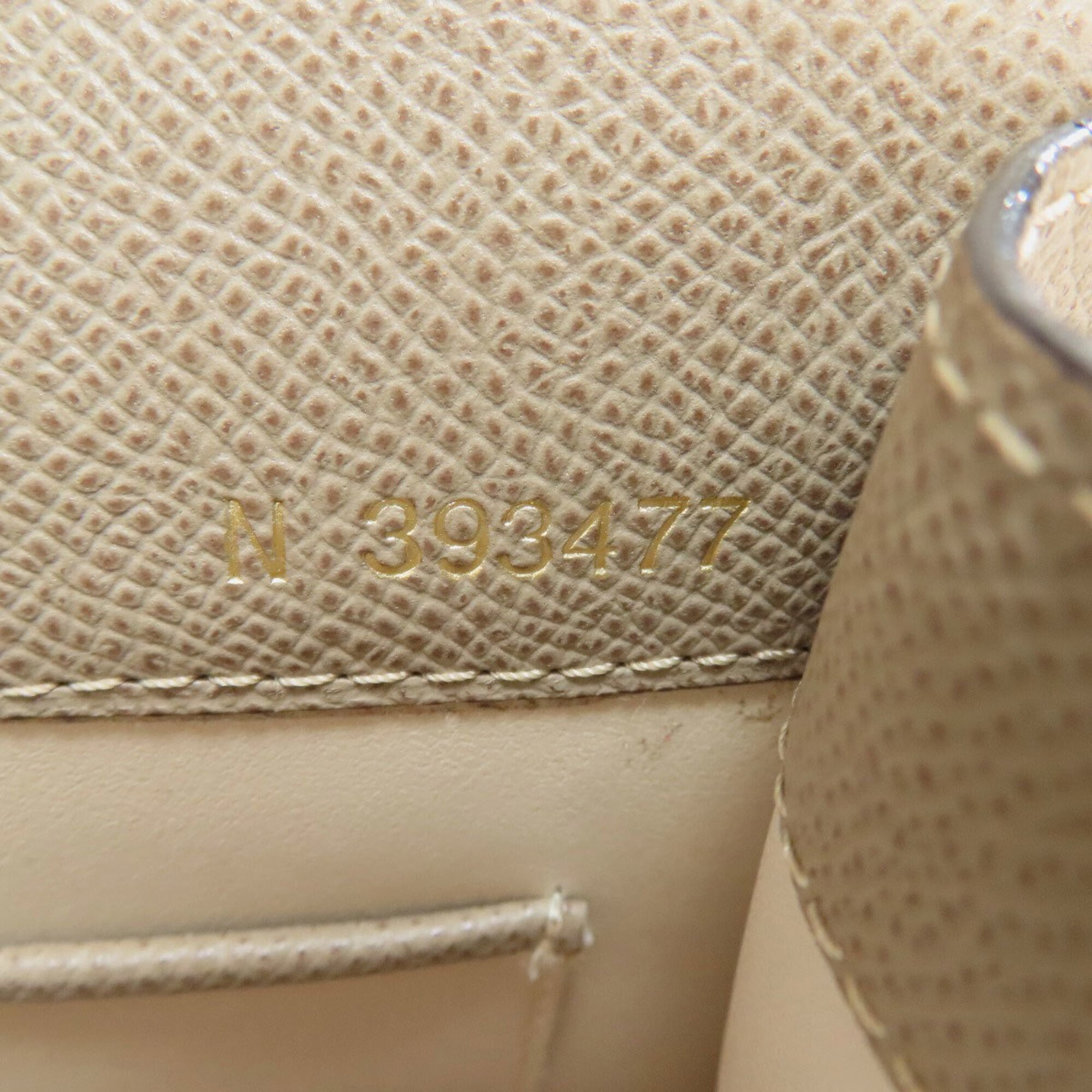 Valextra Grayish Leather Handbag (Pre-Owned)