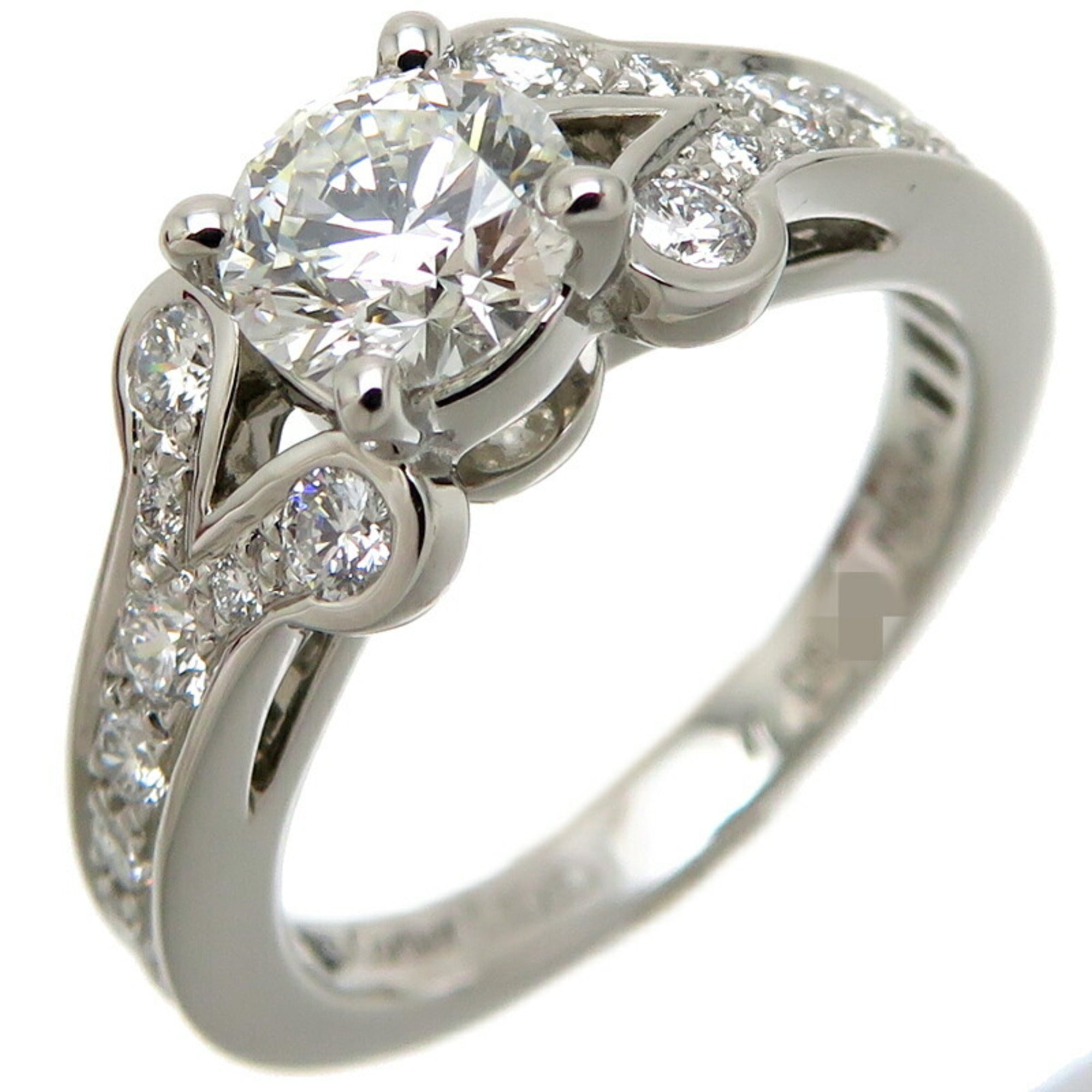 Cartier Platinum Platinum 950 Band Ring (Pre-Owned)