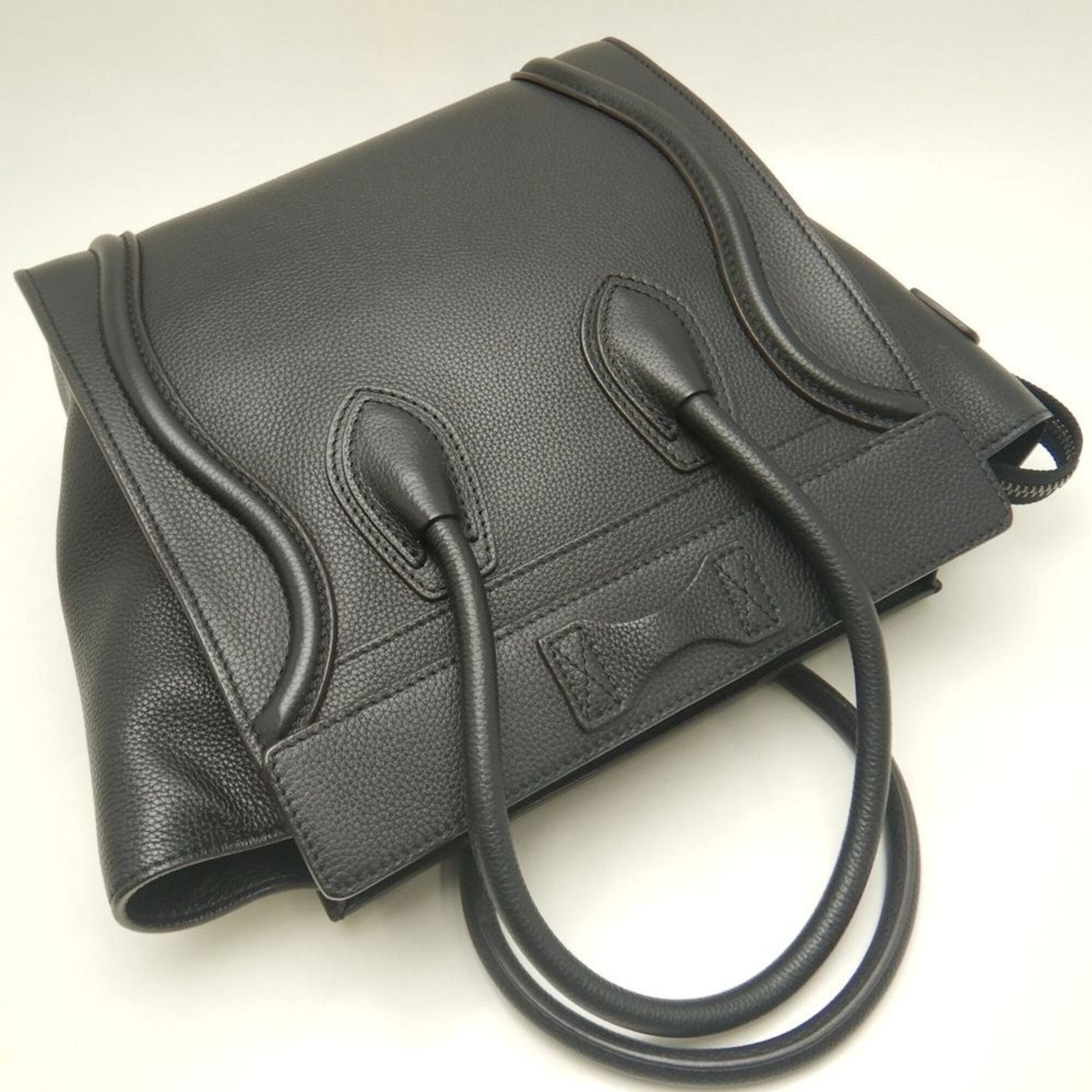 Celine Black Leather Tote Bag (Pre-Owned)