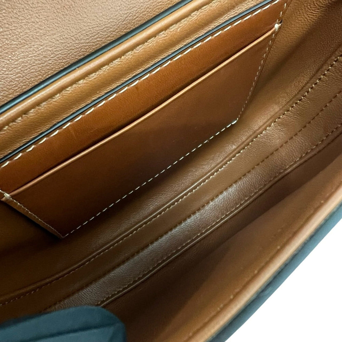 Celine Brown Leather Pochette Shoulder Bag (Pre-Owned)