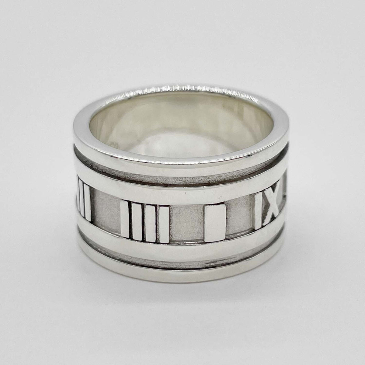 Tiffany Silver Silver 925 Band Ring (Pre-Owned)