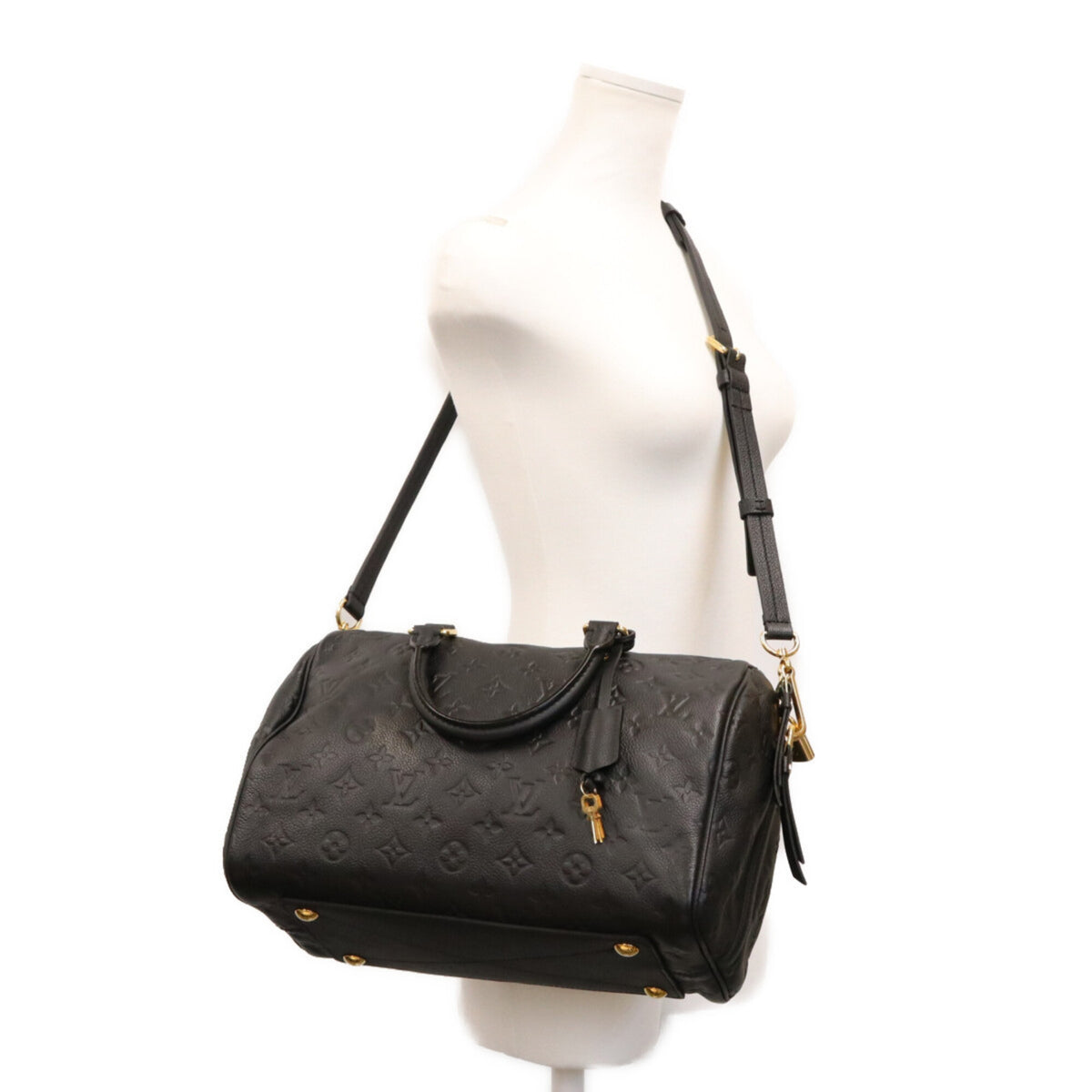 Louis Vuitton Black Monogram Empreinte Boston Bag (Pre-Owned)