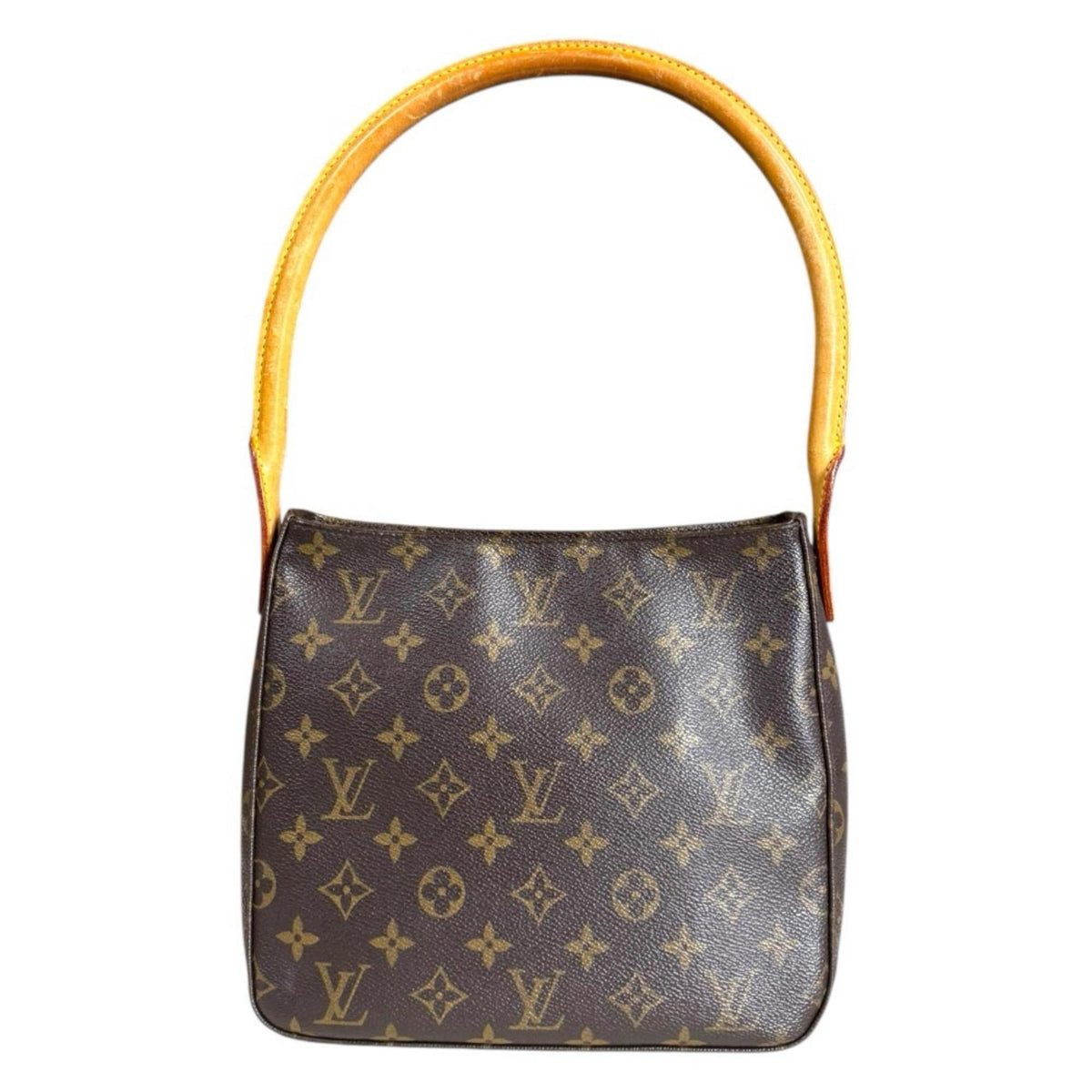 Louis Vuitton Brown Monogram Canvas Shoulder Bag (Pre-Owned)