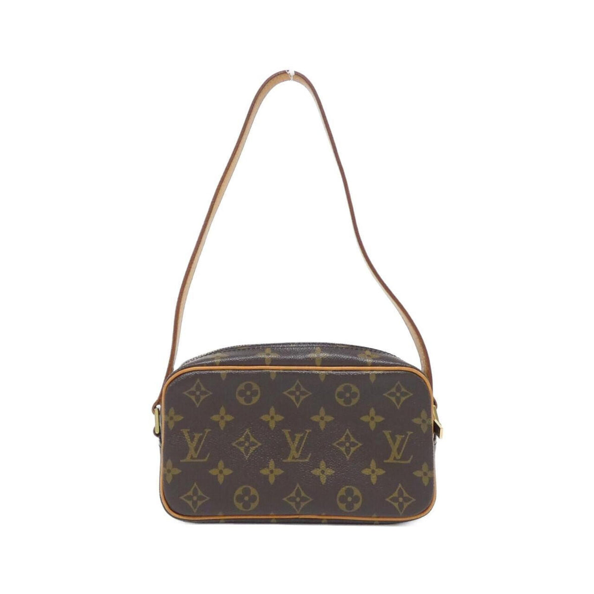 Louis Vuitton Marron Monogram Monogram Coated Canvas Pochette Shoulder Bag (Pre-Owned)