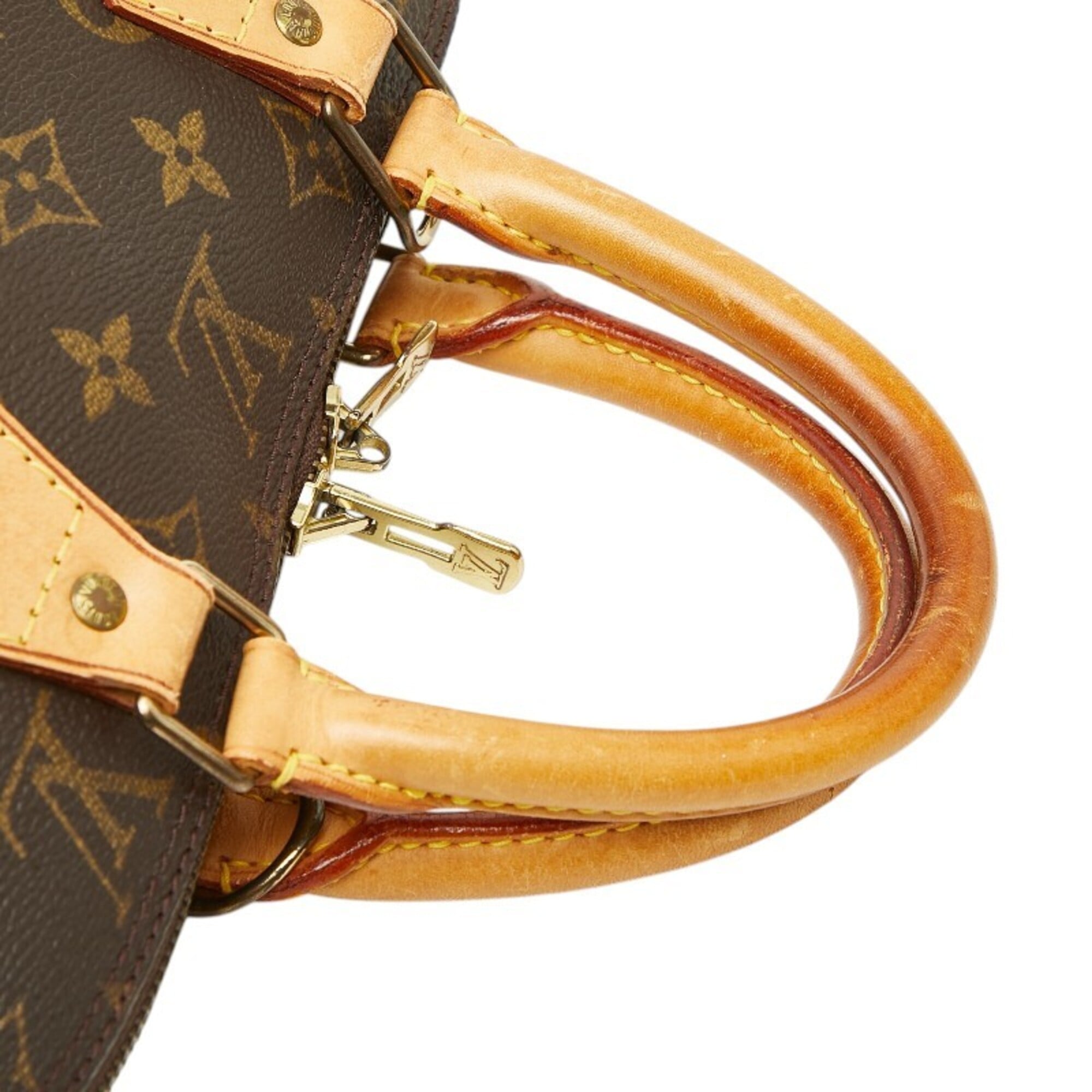 Louis Vuitton Brown Pvc Leather Handbag (Pre-Owned)