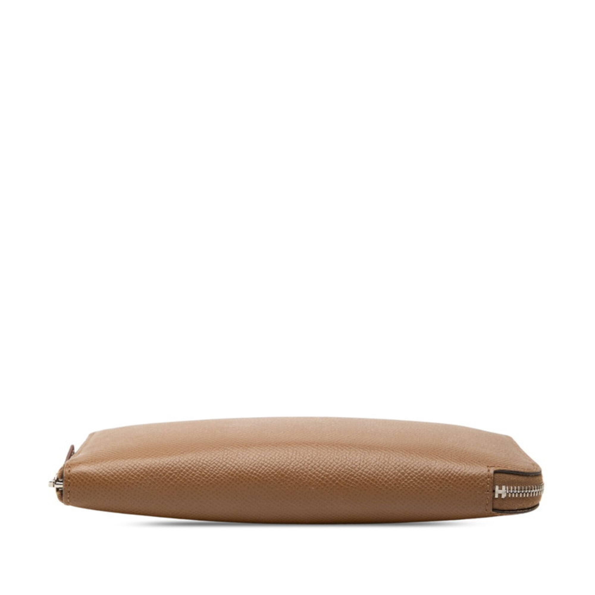 Hermes Brown Epsom Leather Long Wallet (Bi-Fold) (Pre-Owned)