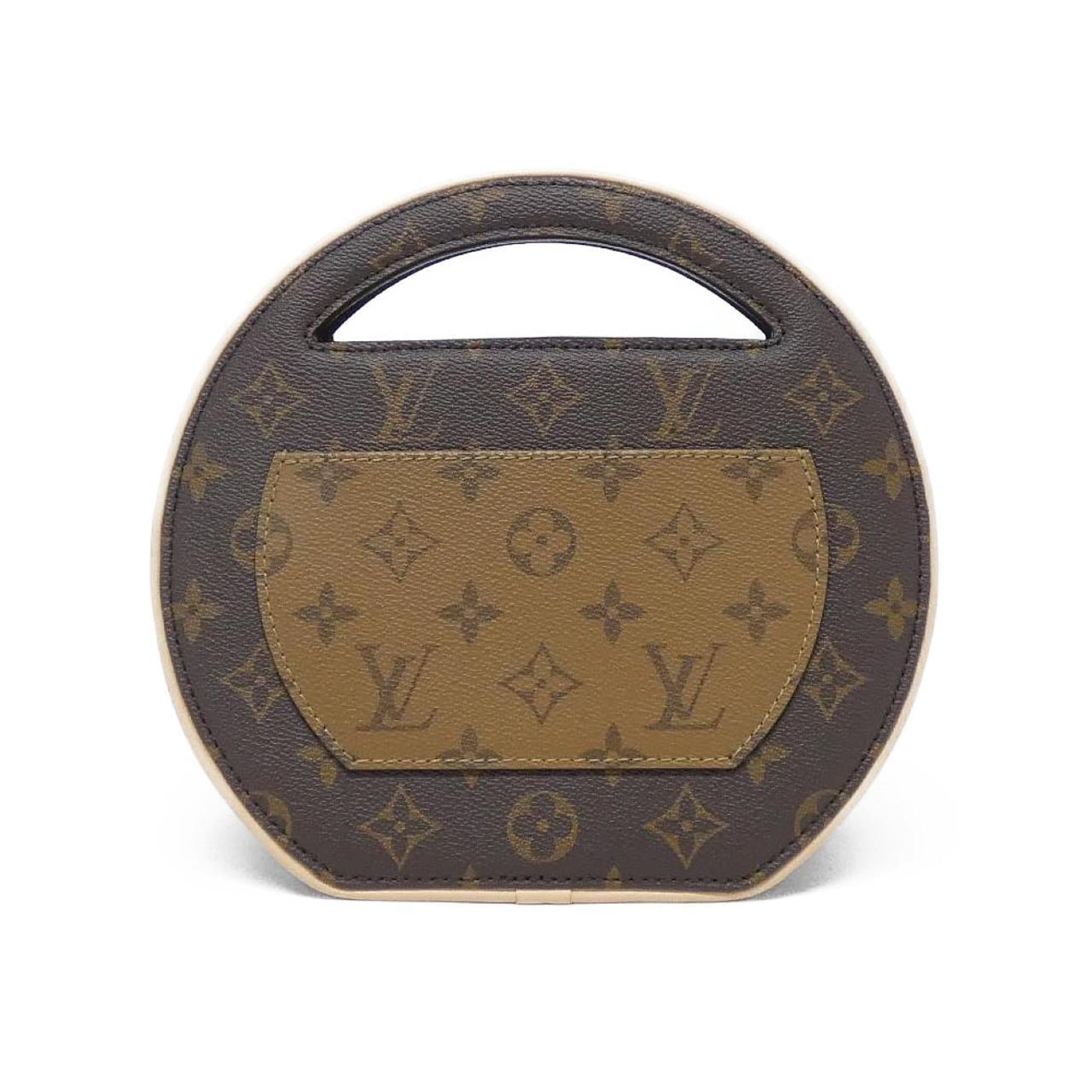 Louis Vuitton Marron Coated Canvas Shoulder Bag (Pre-Owned)
