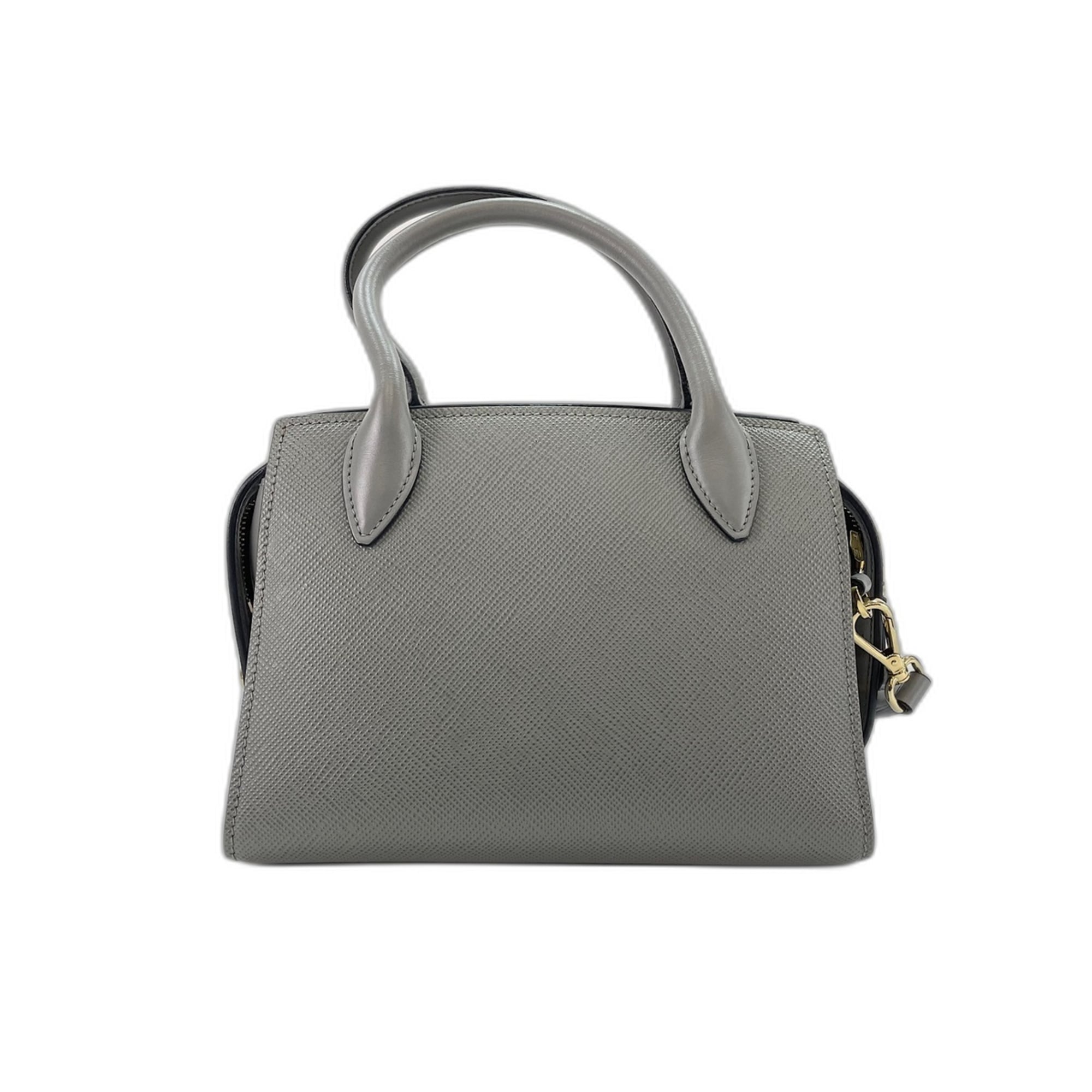 Prada Gray Shoulder Bag (Pre-Owned)