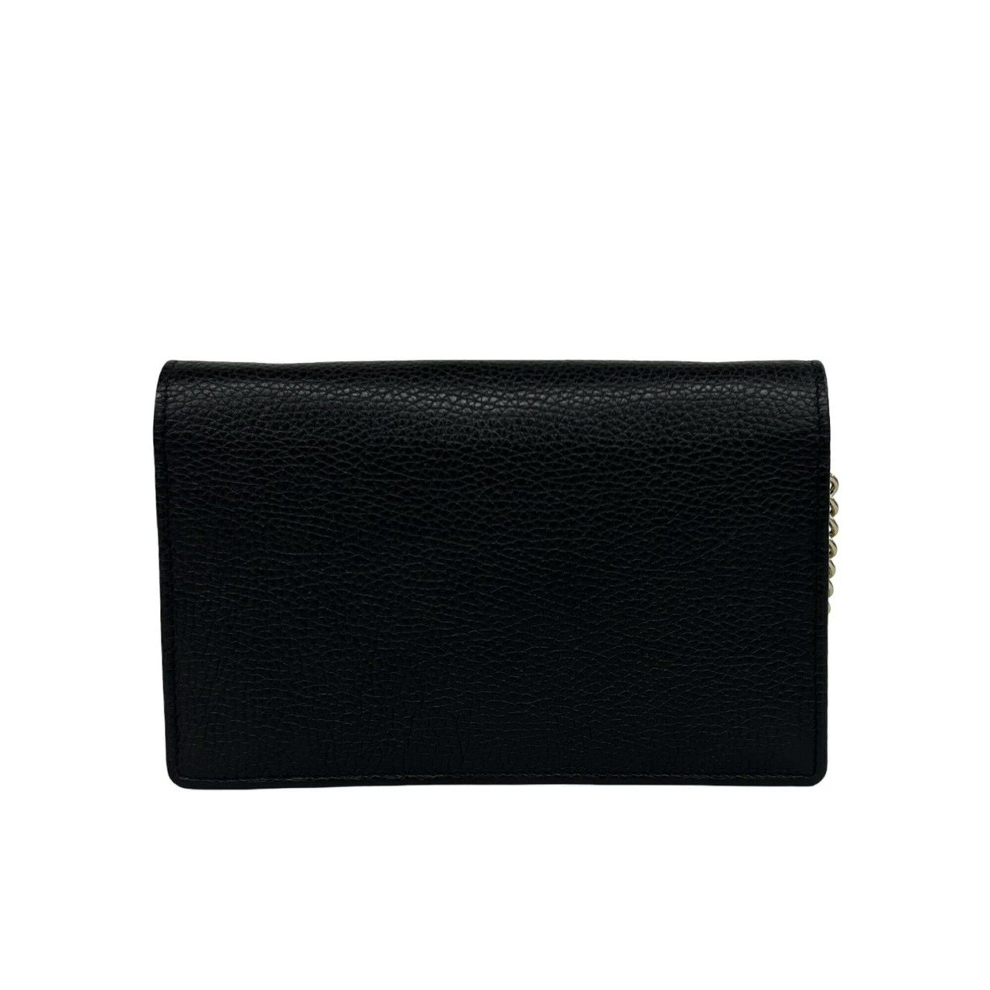 Gucci Black Leather Shoulder Bag (Pre-Owned)