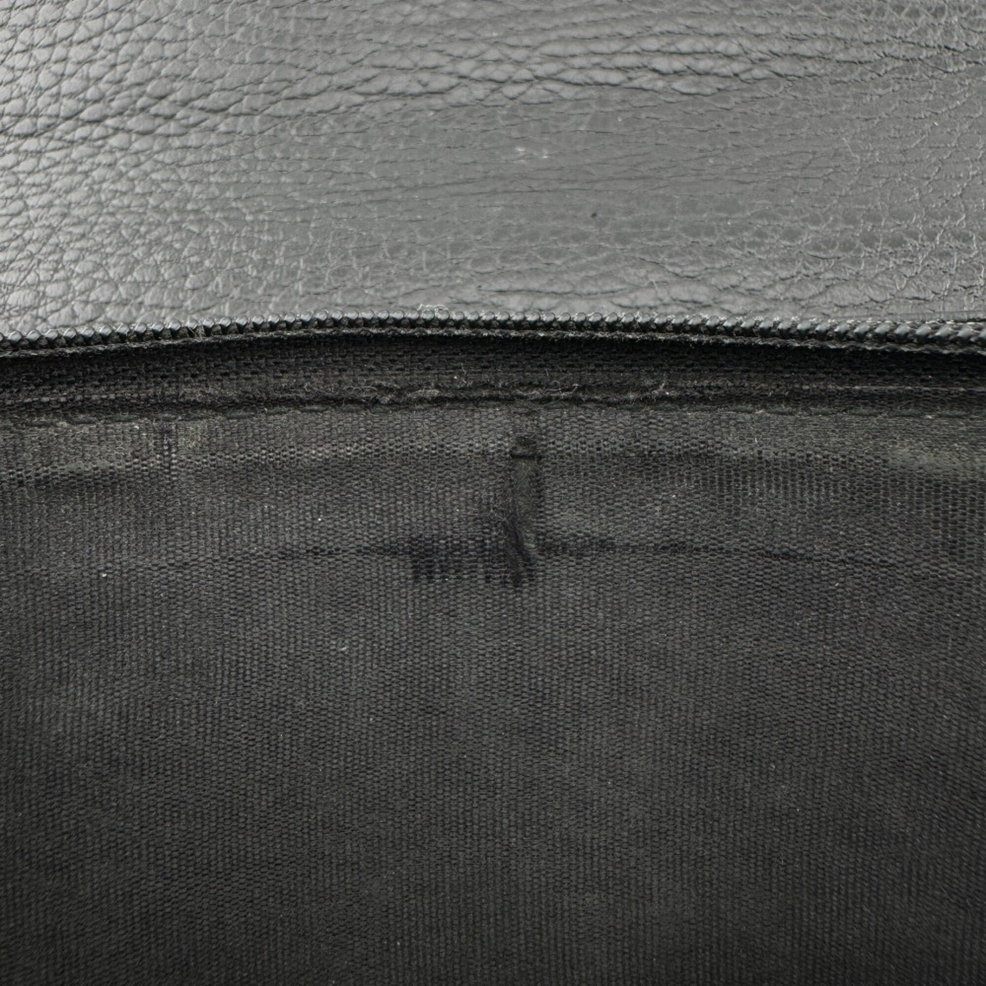 Gucci Black Leather Long Wallet (Bi-Fold) (Pre-Owned)