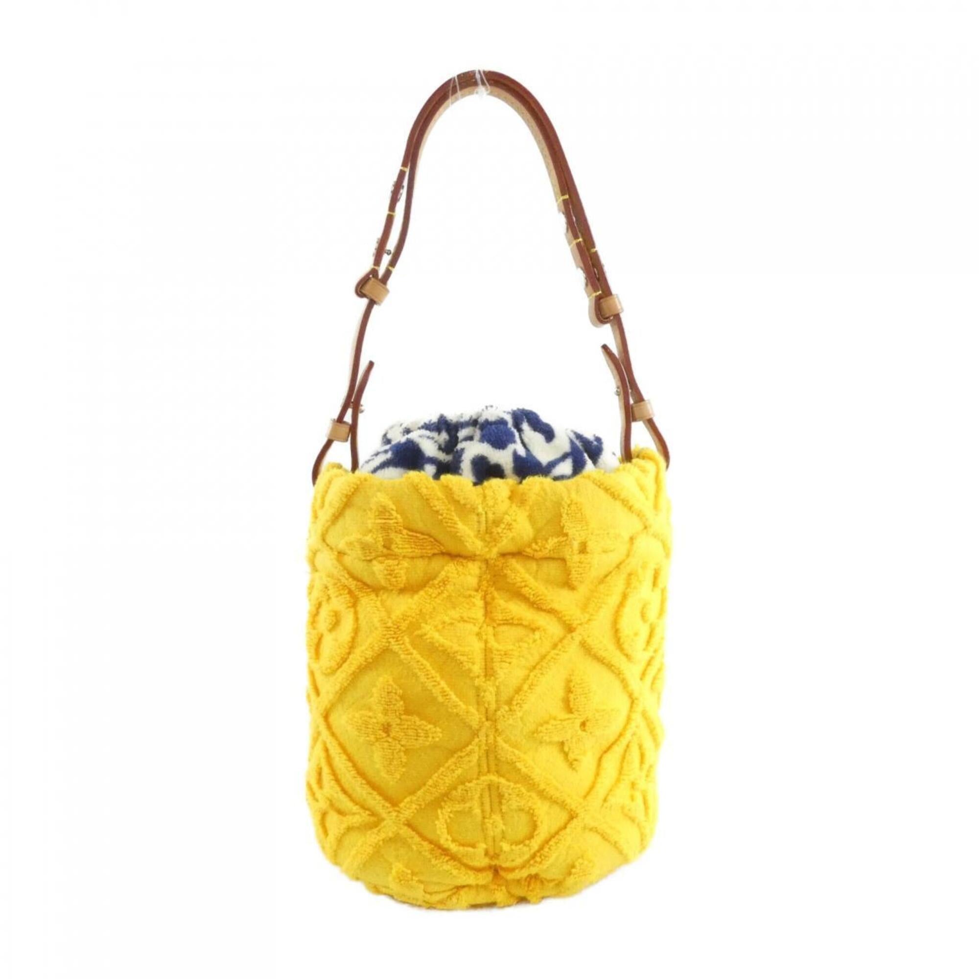 Louis Vuitton Orange Jacquard Handbag (Pre-Owned)