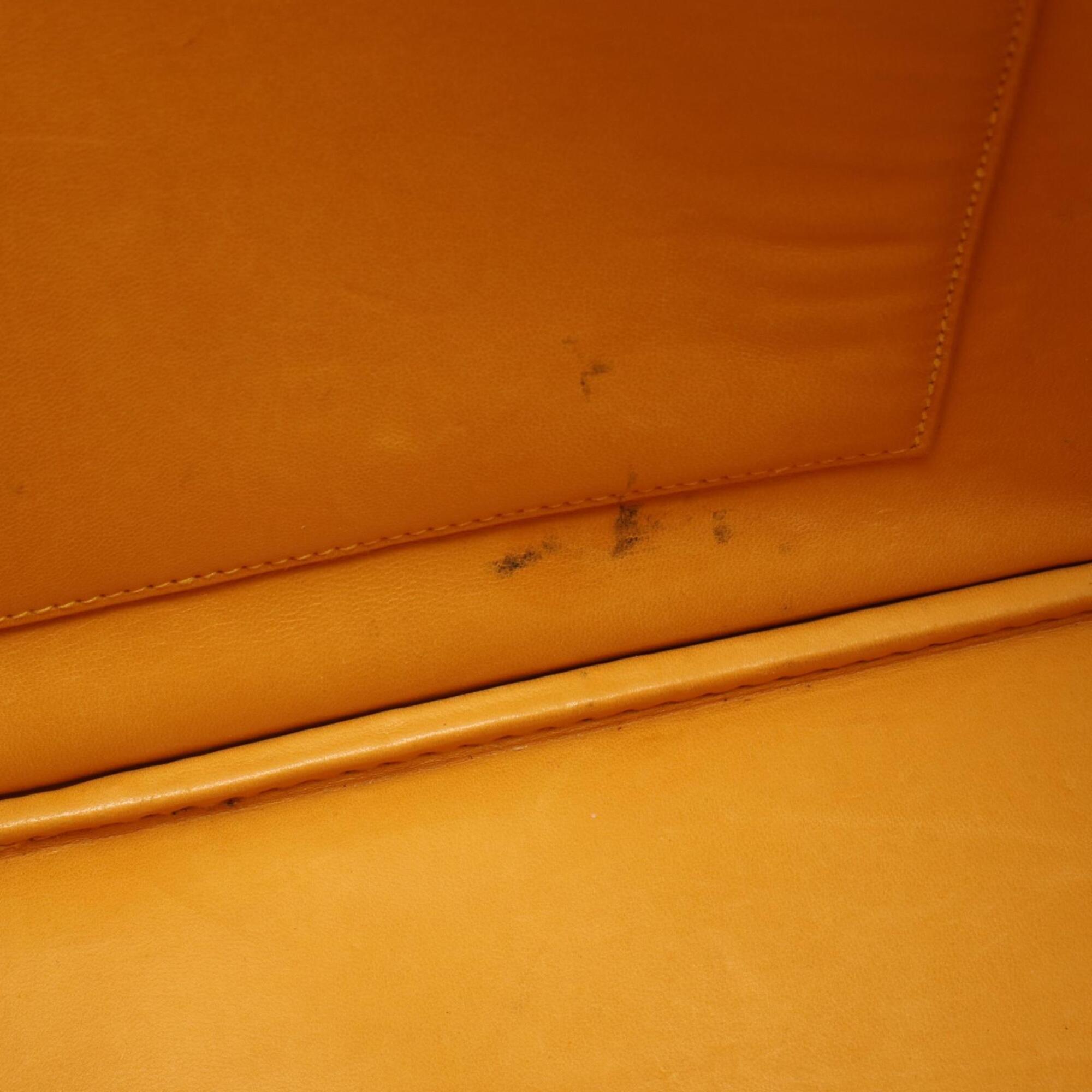 Hermes Yellow Courchevel Leather Handbag (Pre-Owned)