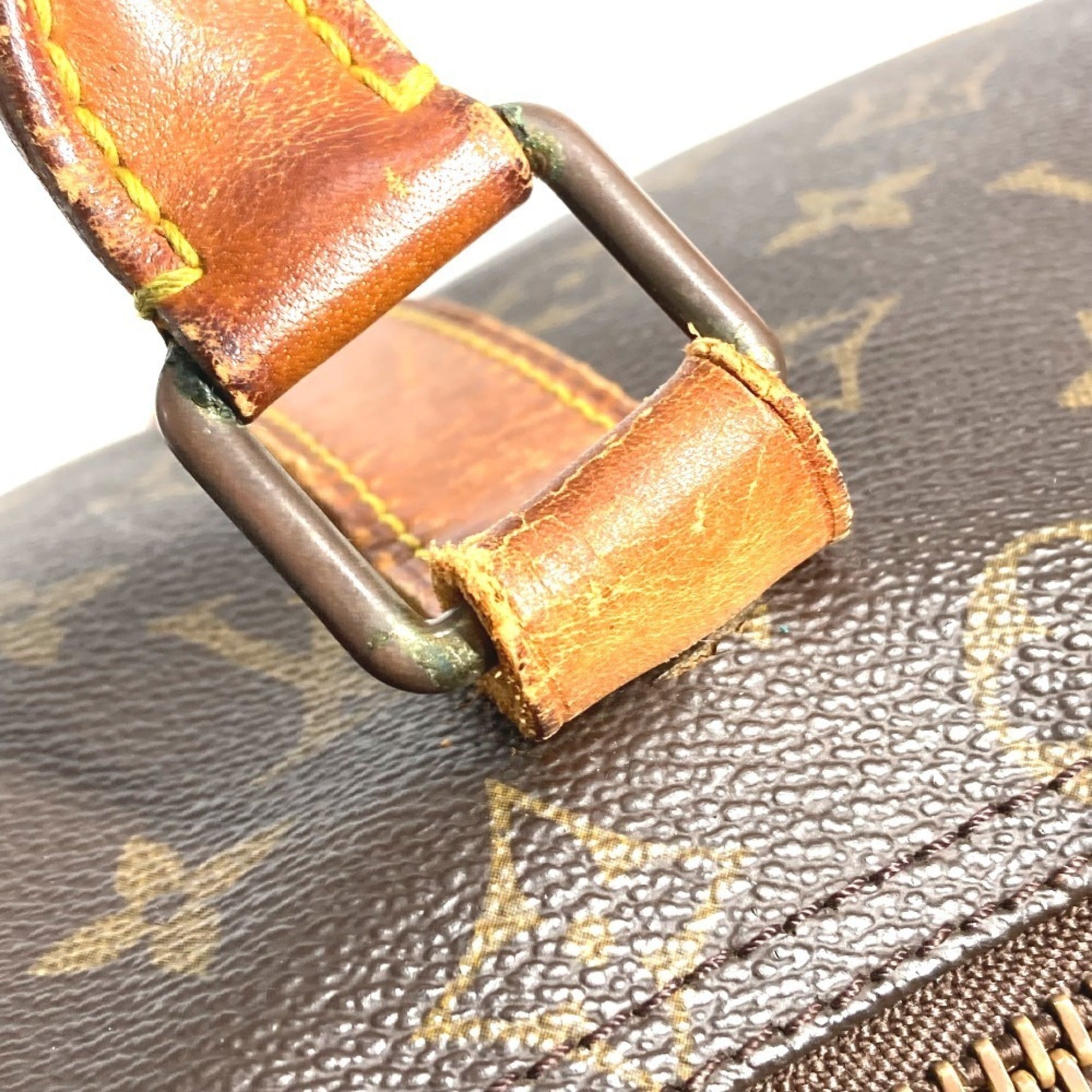 Louis Vuitton Brown Galle Monogram Monogram Boston Bag Handbag (Pre-Owned)